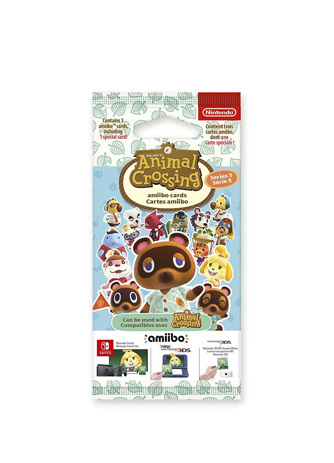 Nintendo Switch Sammelkarte amiibo Animal Crossing - Serie 5 - 3 Karten (NEU & OVP)