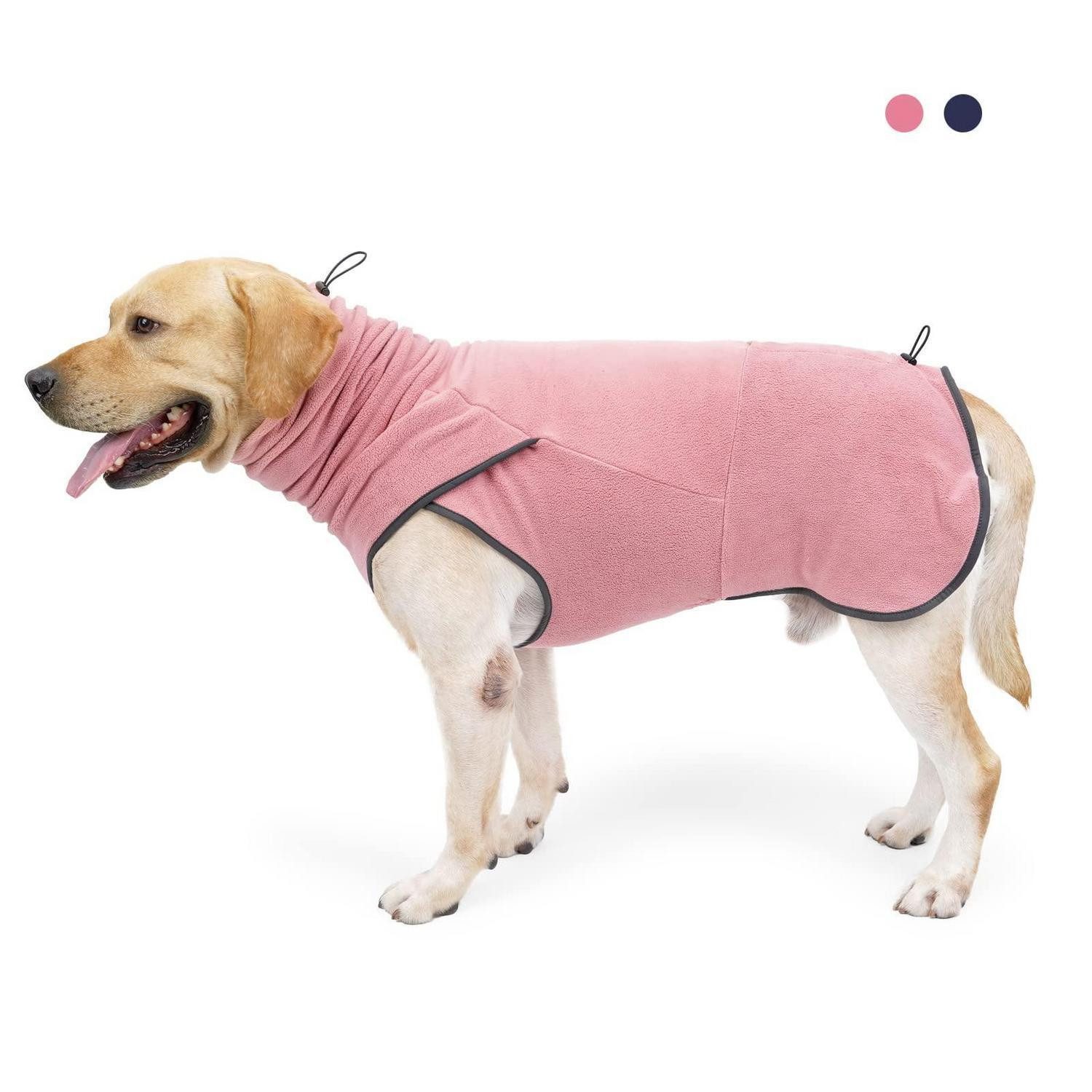 LuxusKollektion Hundemantel Hundepullover Rosa Grösse L