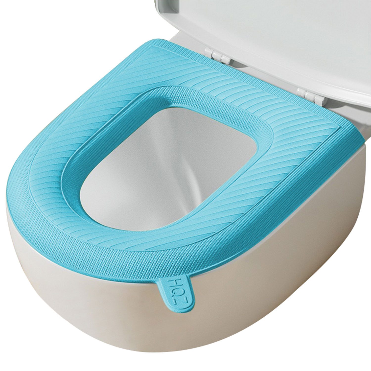 Refttenw Soft-Toilettensitzerhöhung WC-Deckelbezug Wasserdicht Toilettensit günstig online kaufen