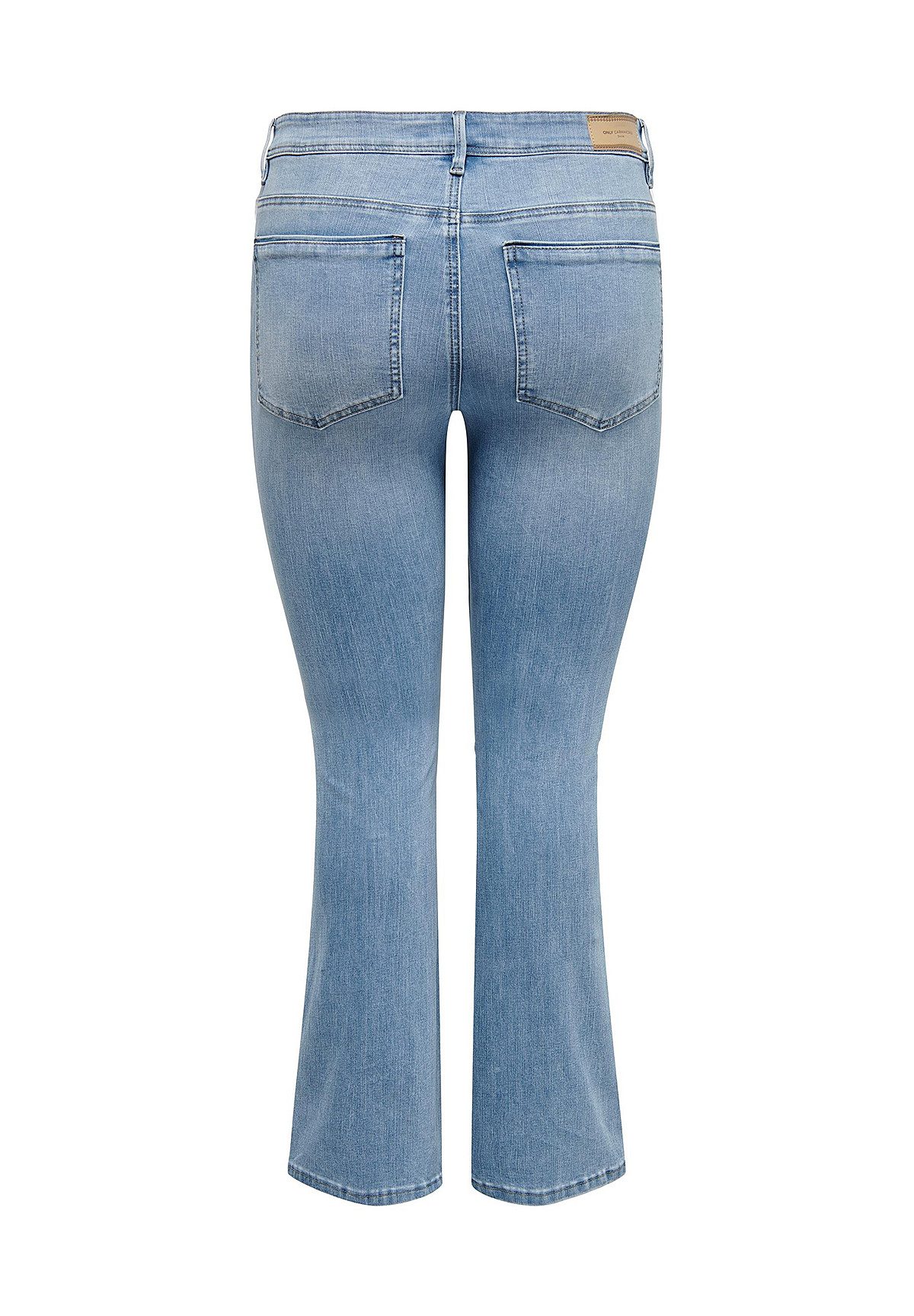 ONLY CARMAKOMA Schlagjeans für Damen CARSALLY HW SK FLARED DNM BJ759 NOOS