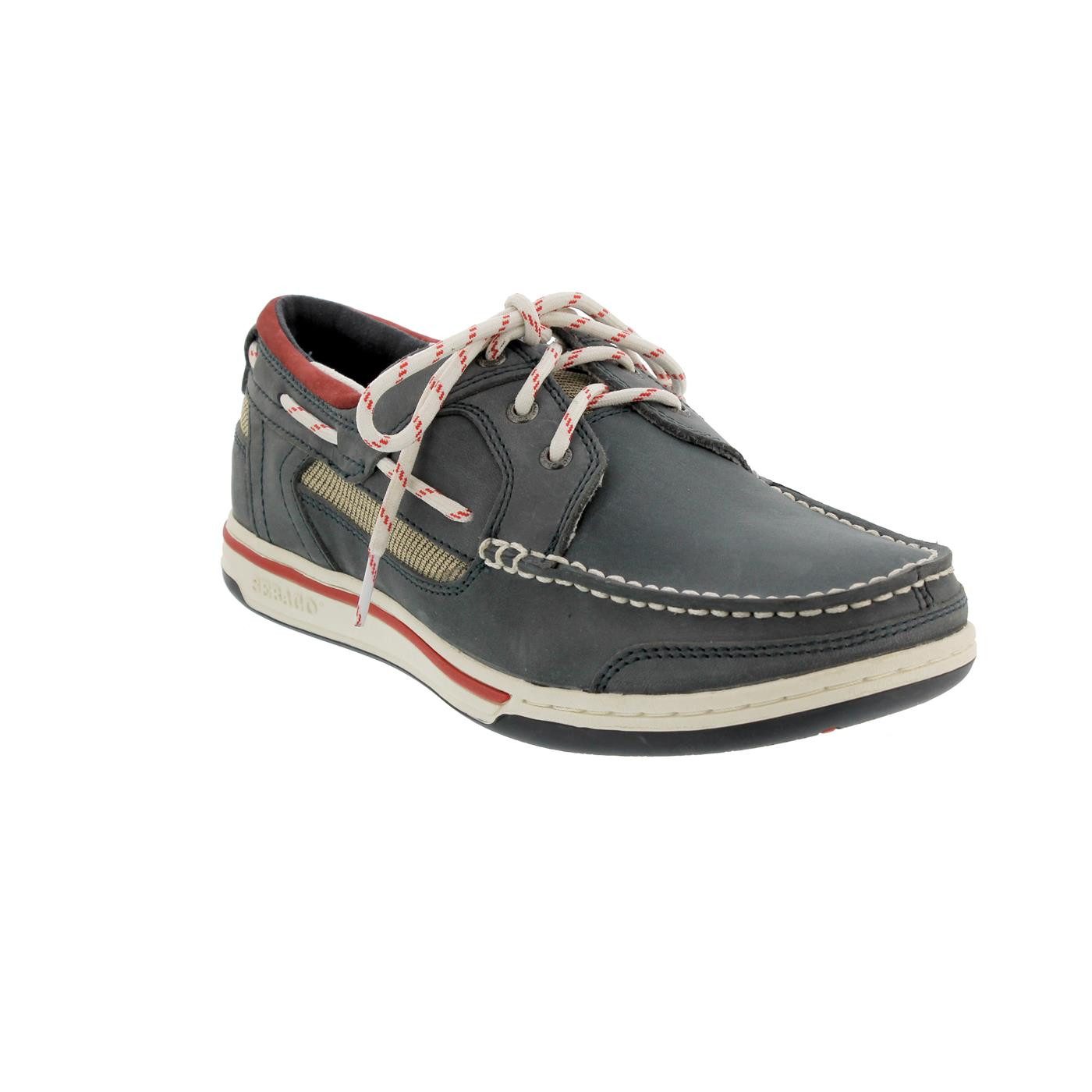 Sebago Sebago Triton Three-Eye, Nubuck, Blue Navy 7000GF0-908 Man Bootsschuh