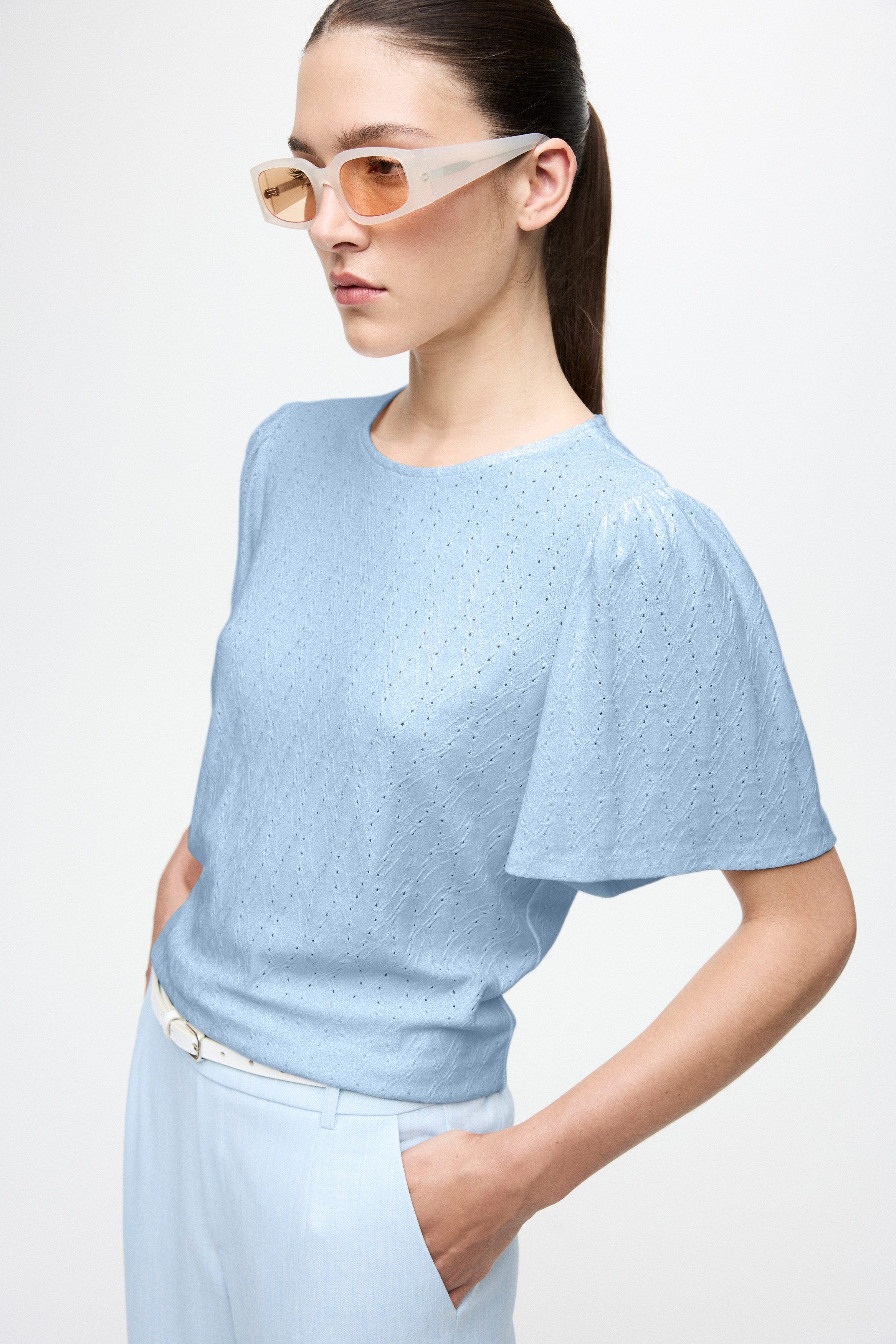 Vila Rundhalsshirt VIBELLI O-NECK S/S TOP - NOOS günstig online kaufen
