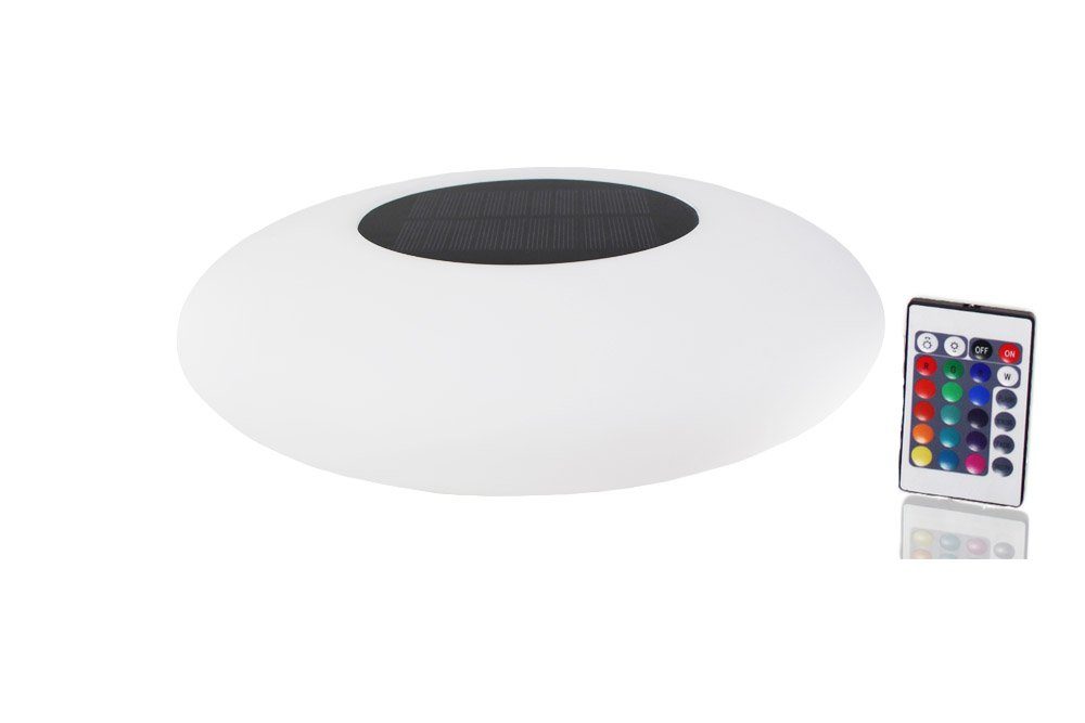 Arnusa LED Solarleuchte runde Solarlampe schwimmfähig günstig online kaufen