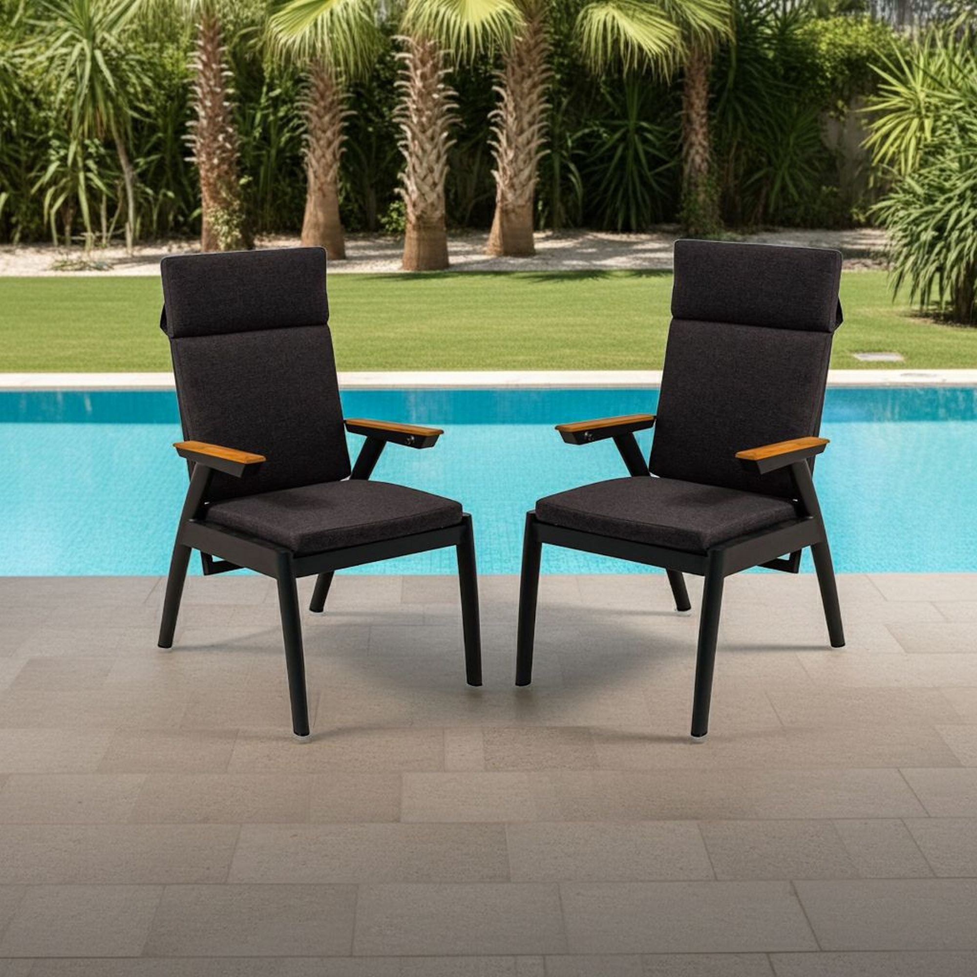 Lesli Living Hochlehner Lesli Living Diningsessel Florence Alu im 2er-Set