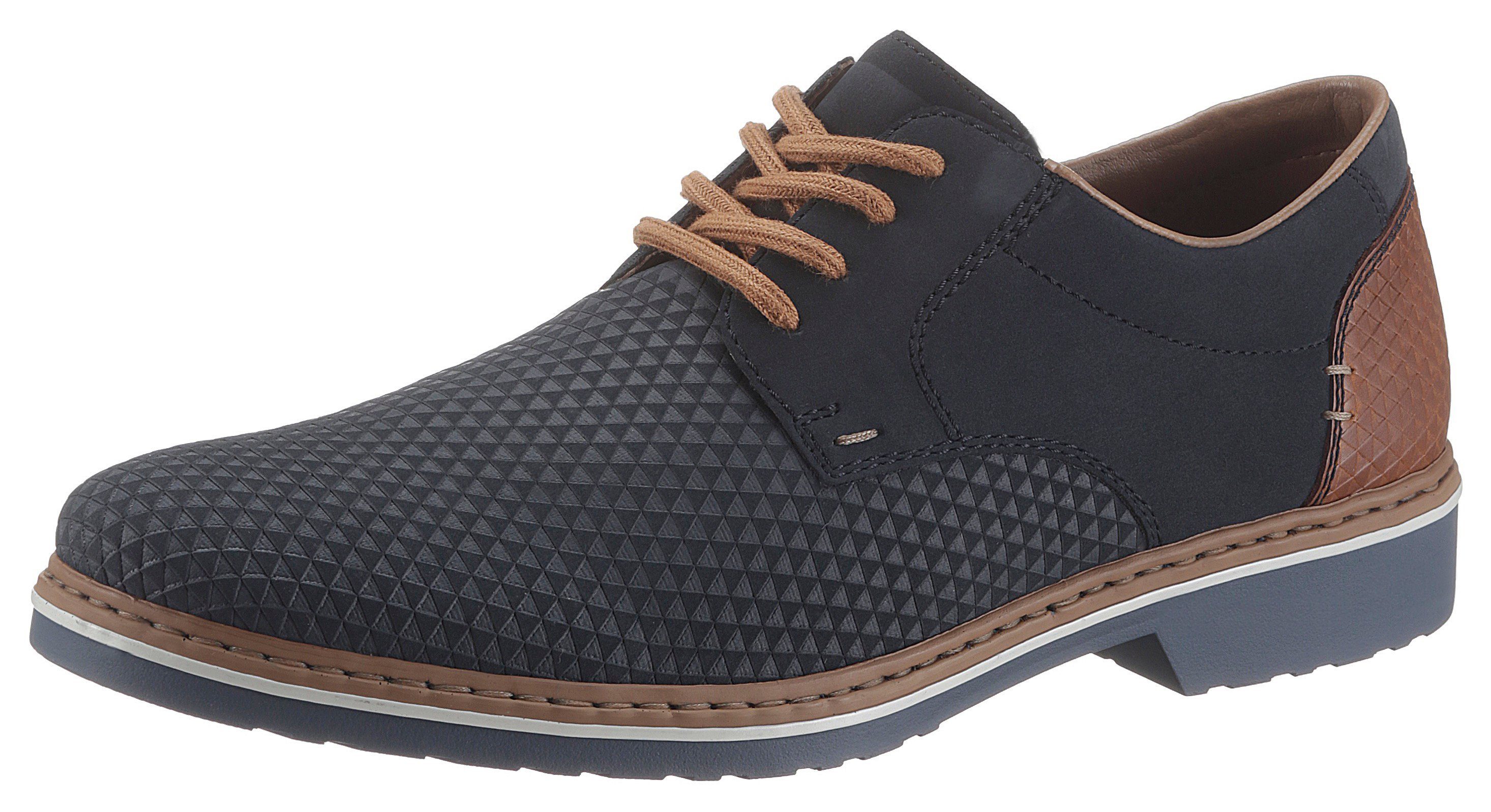 Rieker Schnürschuh mit modischer Perforation, Freizeitschuh, Halbschuh, Sch günstig online kaufen