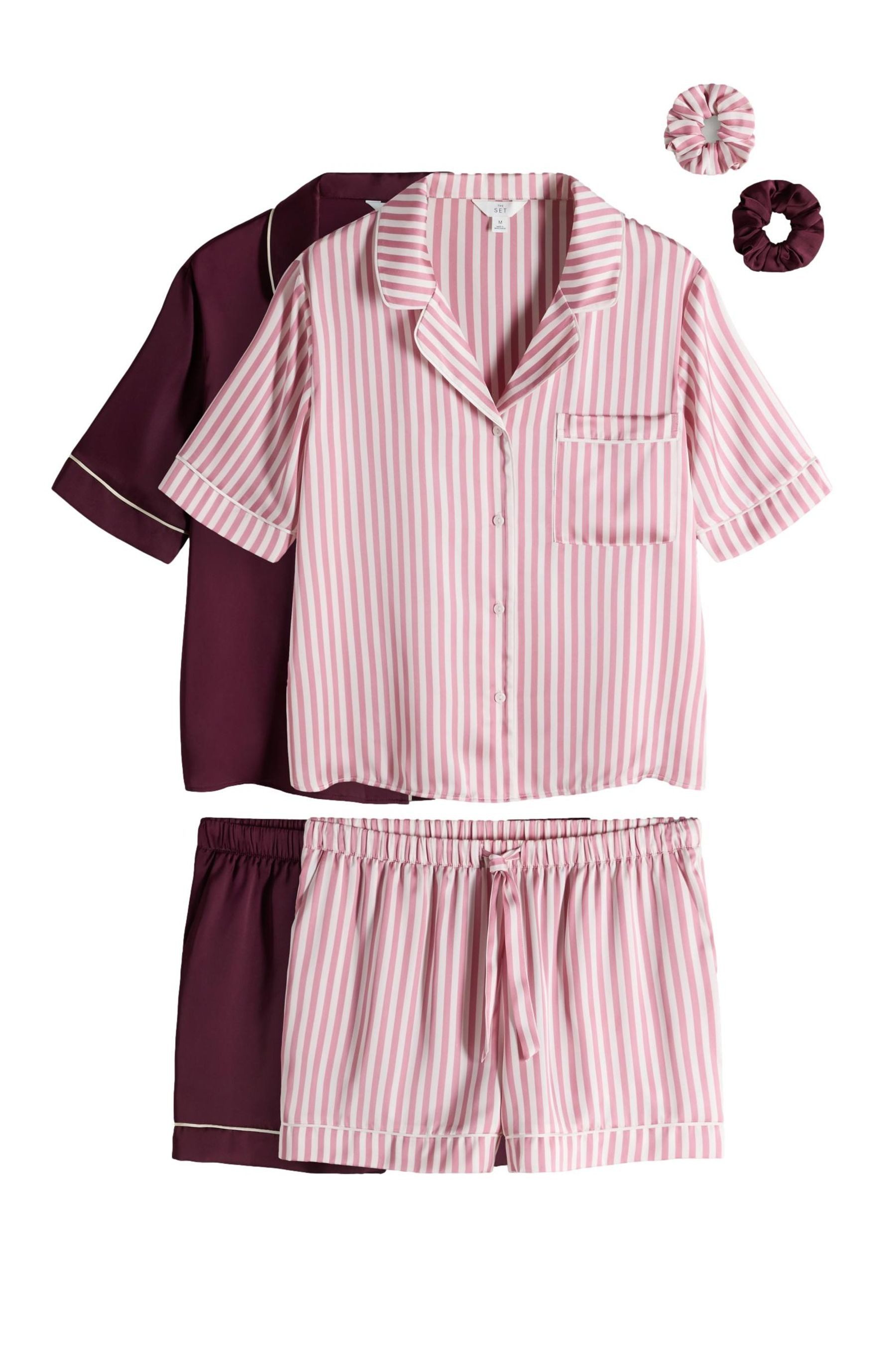 Pyjama The Set Schlafanzug mit Hemd und Shorts, 2er-Pack