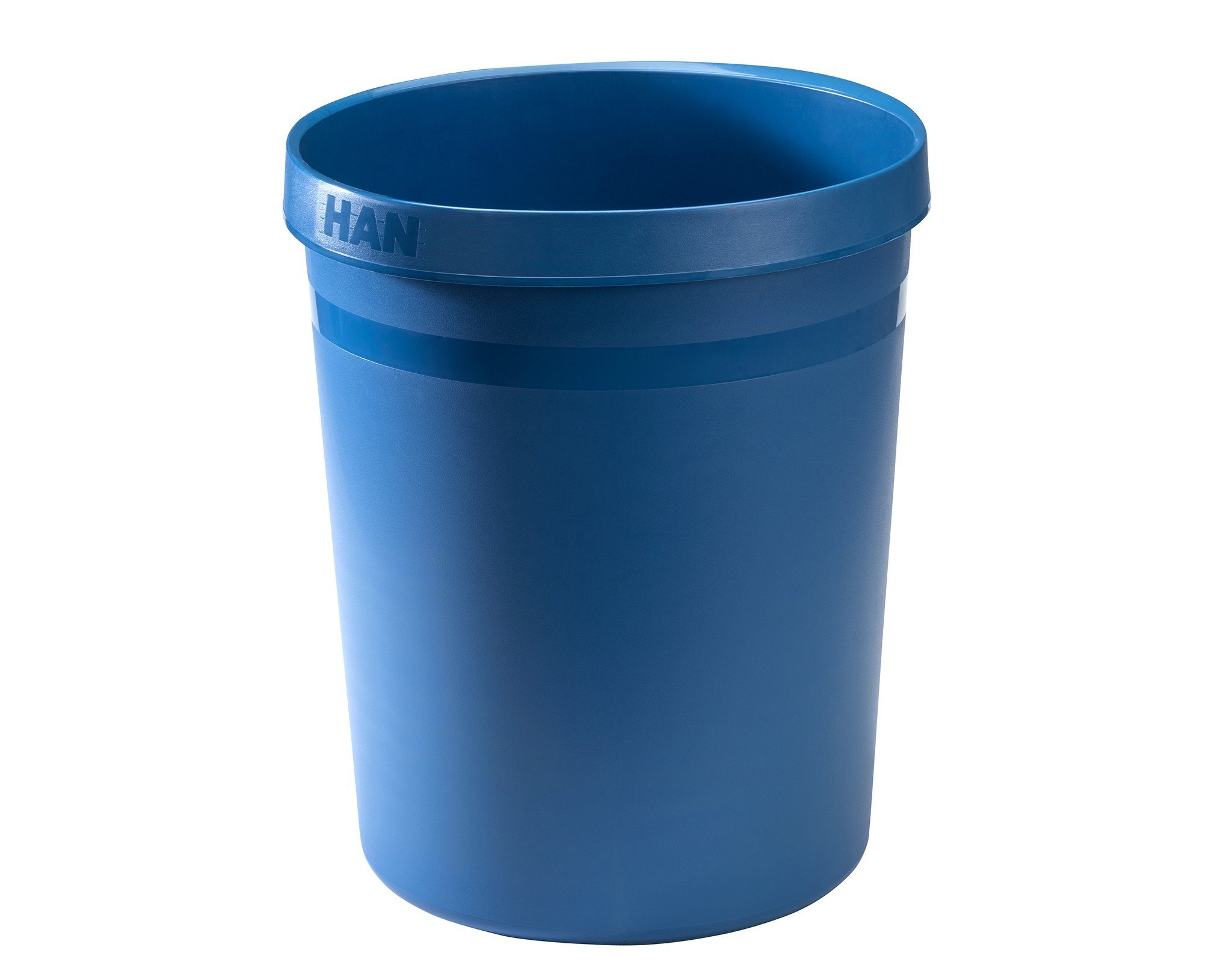 18 GRIP Papierkorb blau - Papierkorb HAN-Bürogeräte 1 Liter KARMA
