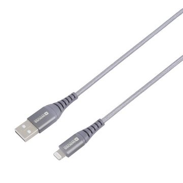 SKROSS USB Lade- und Synchronisationskabel USB-Kabel, Rund, Flexibel, Stoff-Ummantelung