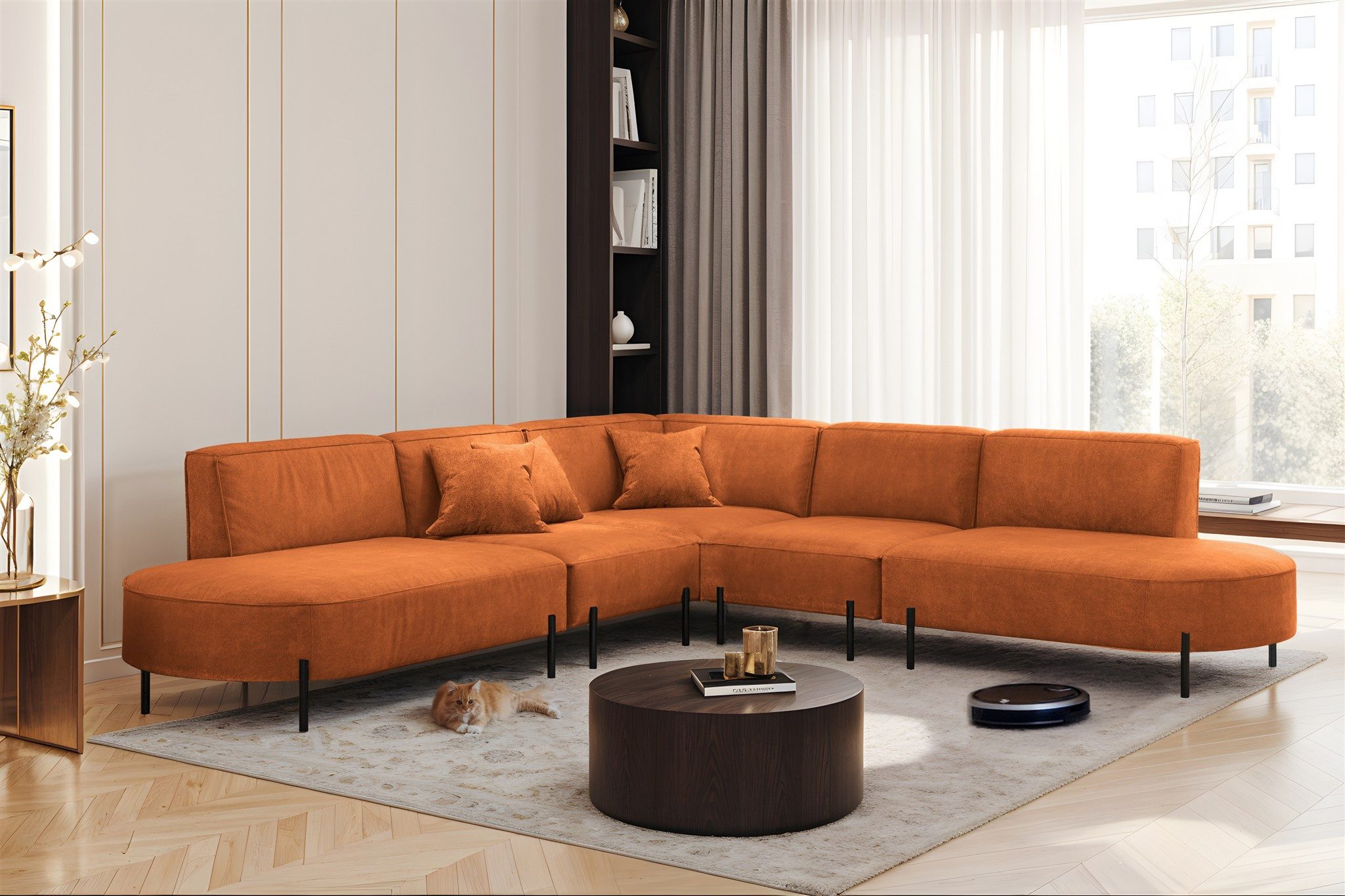 Fun Möbel Ecksofa Sofa VALENCIA Seite günstig online kaufen
