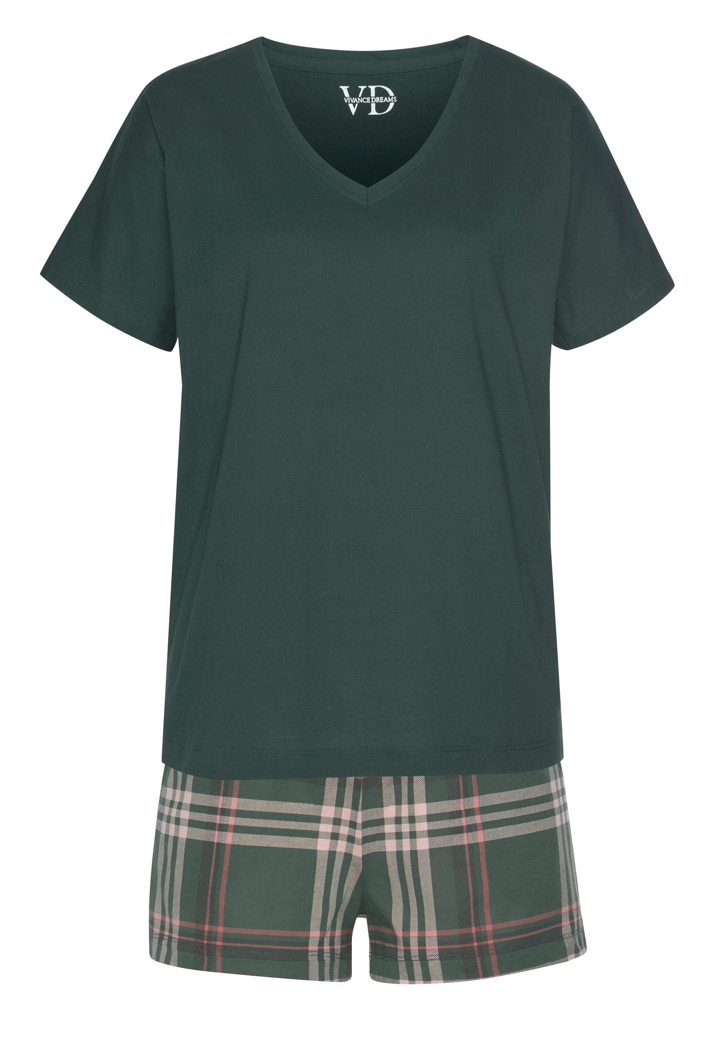 Vivance Dreams Shorty (2 tlg) Elastischer Bund in Smok-Optik. € 29,99