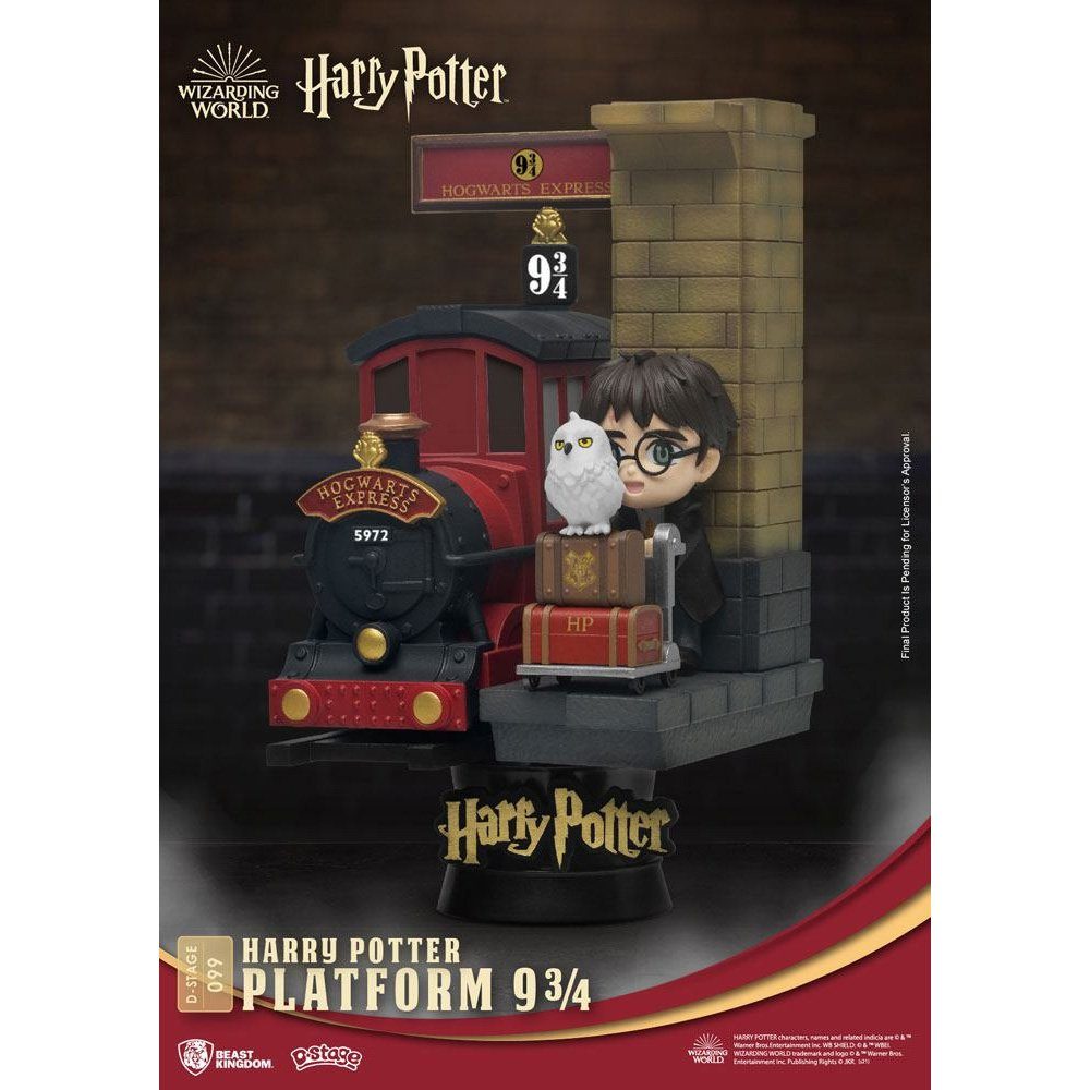 Beast Kingdom Toys Actionfigur Gleis 9 3/4 D-Stage Diorama (15cm) - Harry Potter
