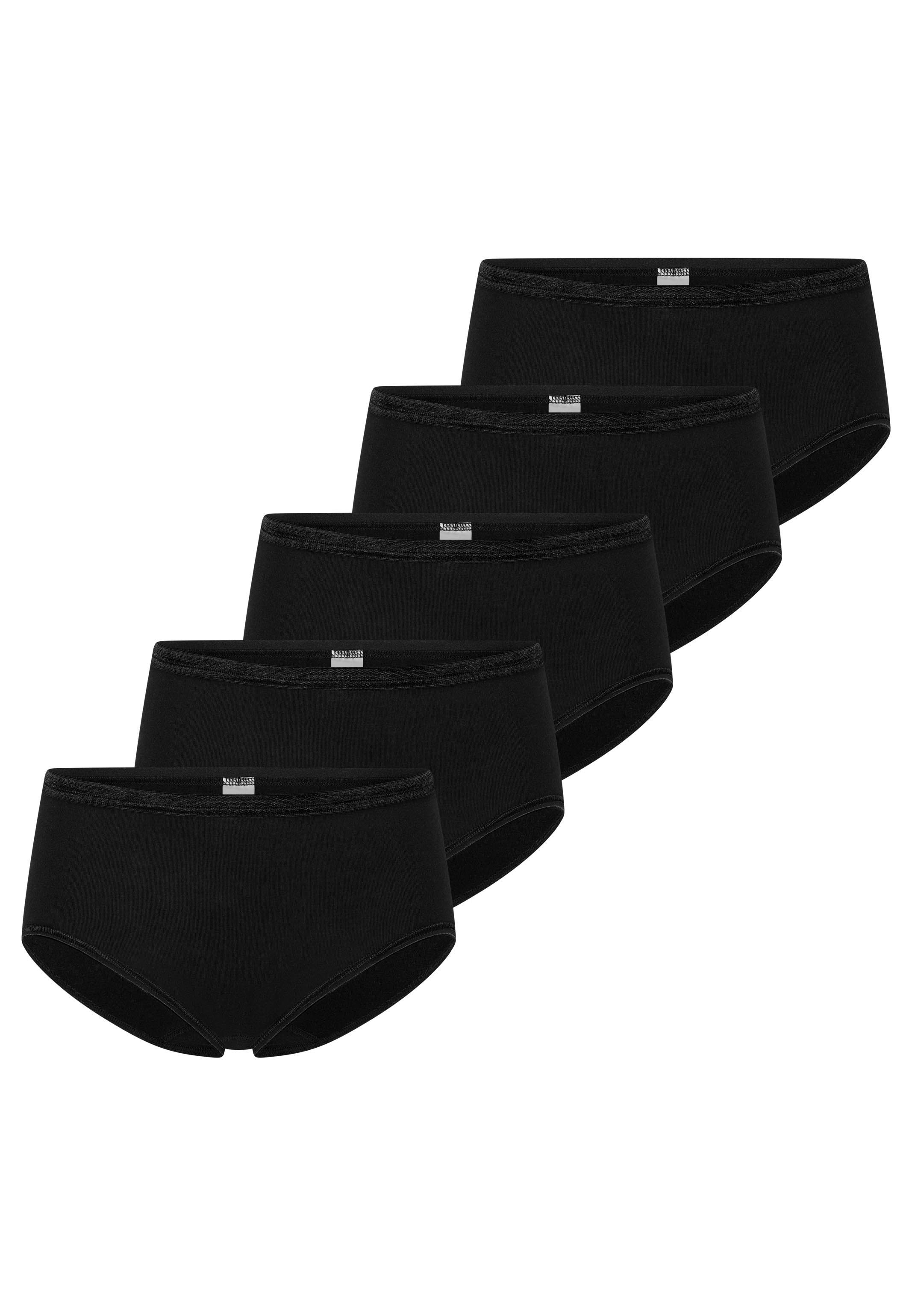 Speidel Midislip 5er Pack Natascha (Spar-Set, 5-St) Midi Slip - Baumwolle - Atmungsaktiv - Weiche Feinripp-Qualität