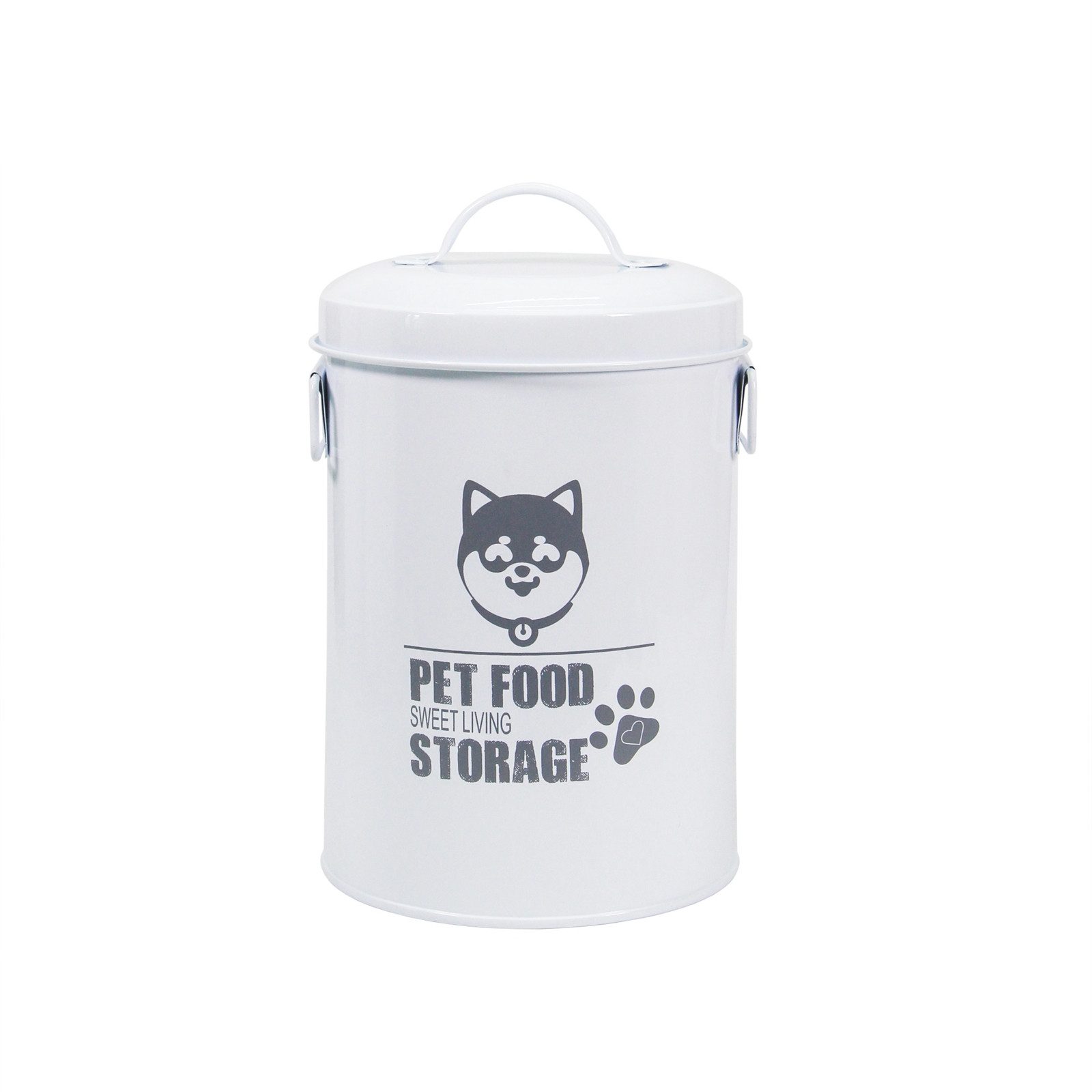 HTI-Living Futterbehälter Vorratsdose Tierfutter rund Landhaus, Eisen, (Stü günstig online kaufen