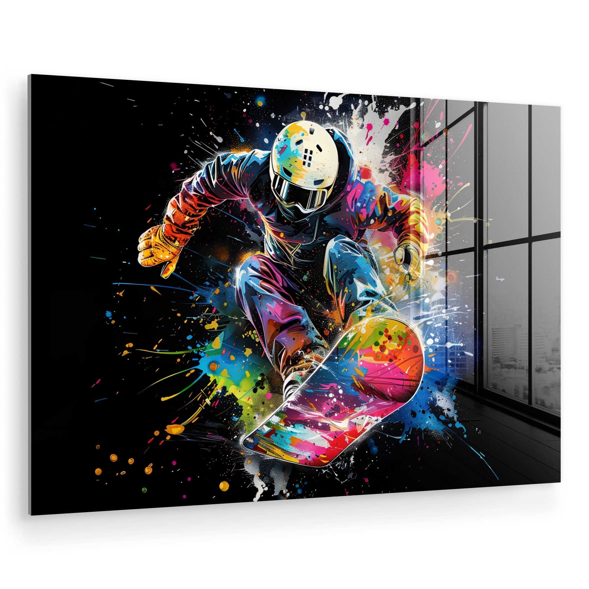 MuchoWow Acrylglasbild Graffiti - Sport - günstig online kaufen