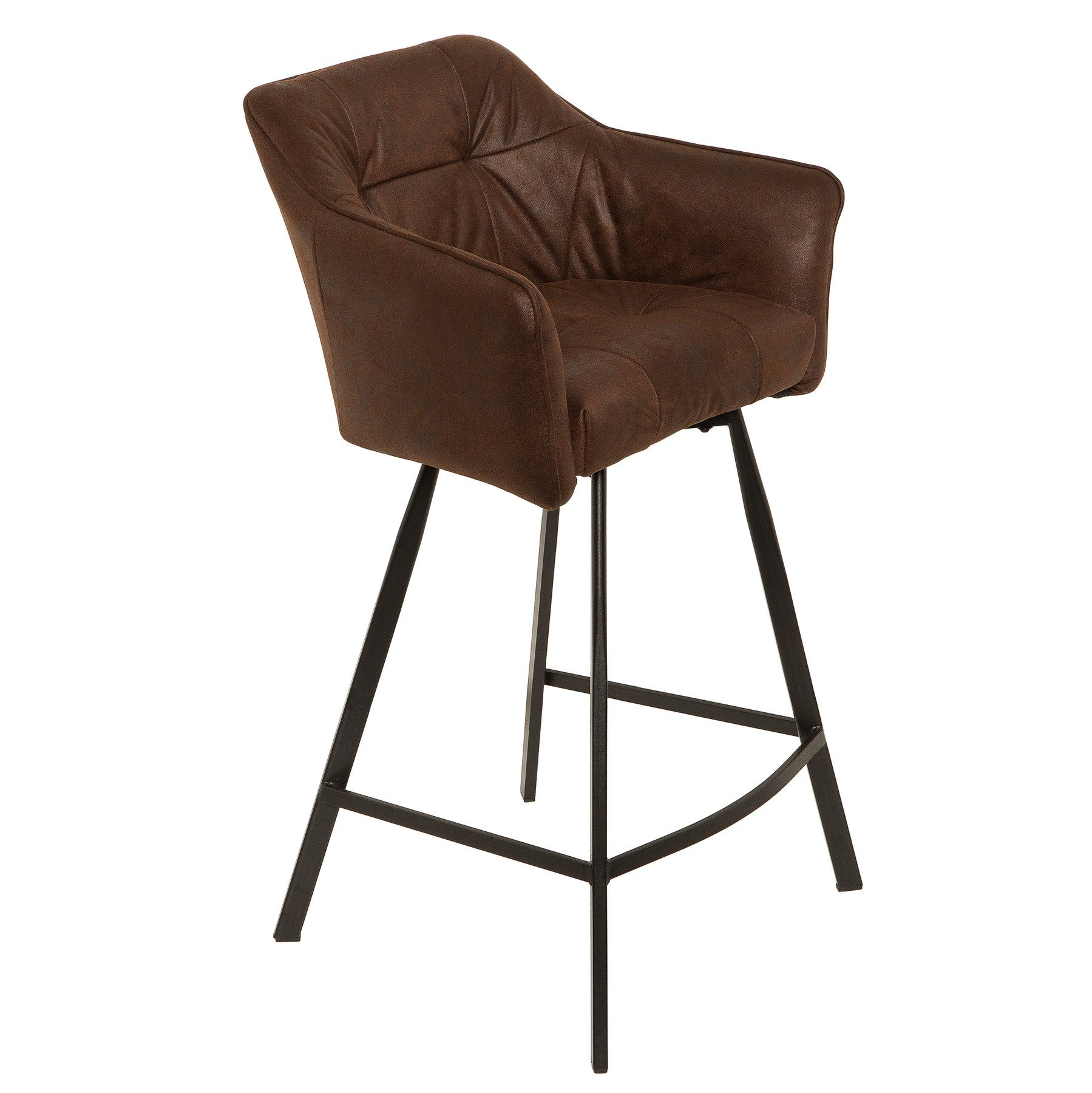 riess-ambiente Barhocker LOFT 100cm antik braun, mit Fußablage günstig online kaufen