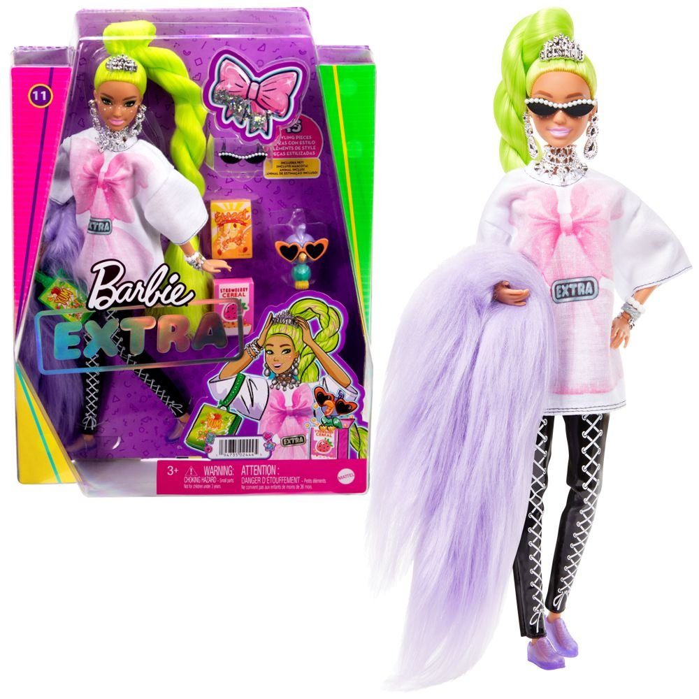 Barbie Anziehpuppe Extra Deluxe Spiel-Set Barbie Puppe Tier & Zubehör Matte günstig online kaufen