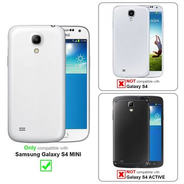 Cadorabo Handyhülle Samsung Galaxy S4 MINI Samsung Galaxy S4 MINI, Klappbare Handy Schutzhülle - Hülle - mit Magnetverschluss