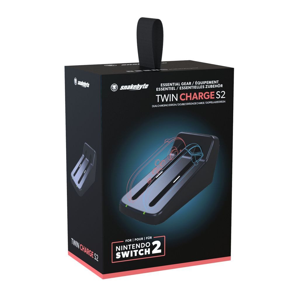 Snakebyte Twin Charge S2 - Ladestation für Switch 2 Controller-Ladestation