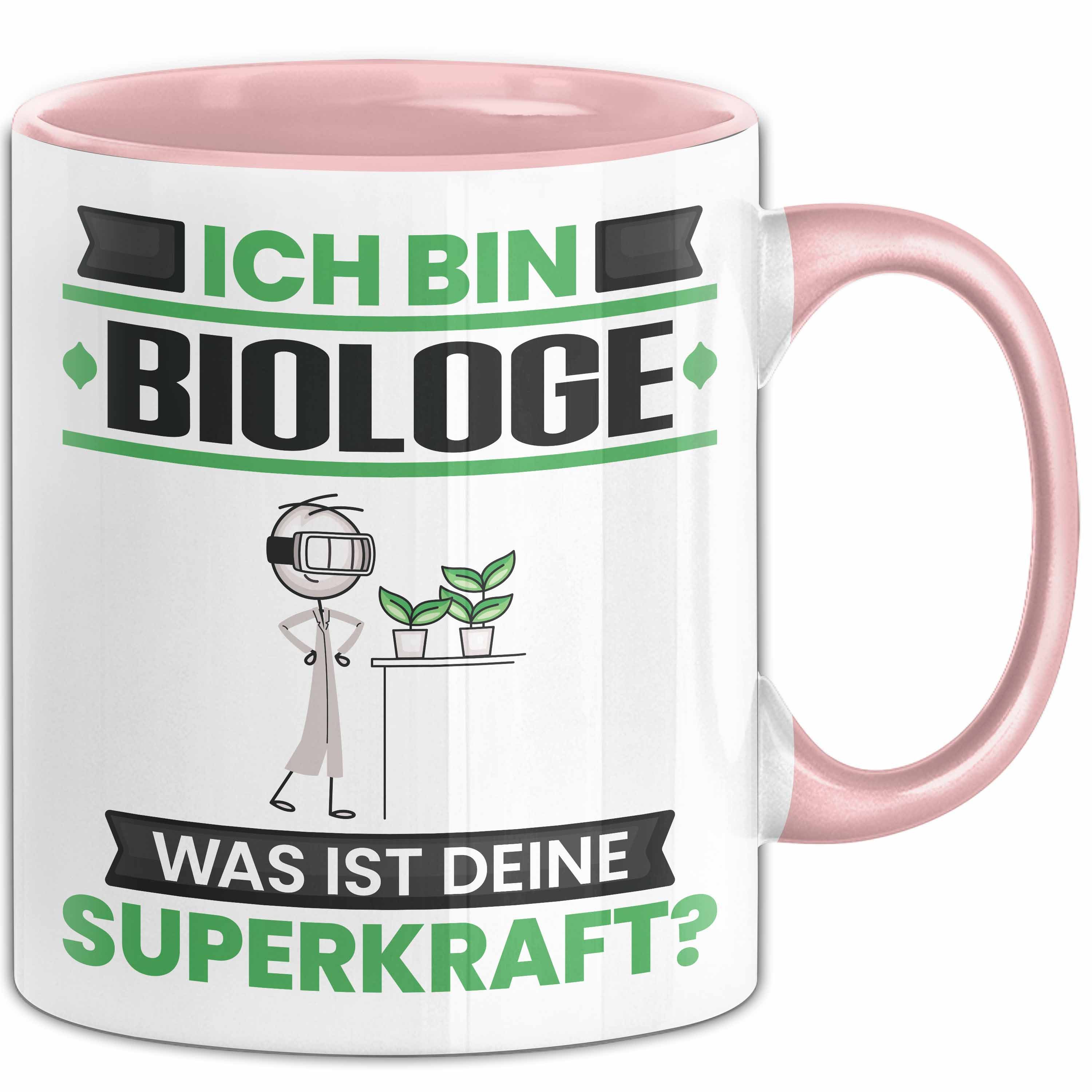 Trendation Tasse Biologe Tasse Geschenk für Biologe Geburtstag Lustiger Spruch Kaffee-B, Keramik