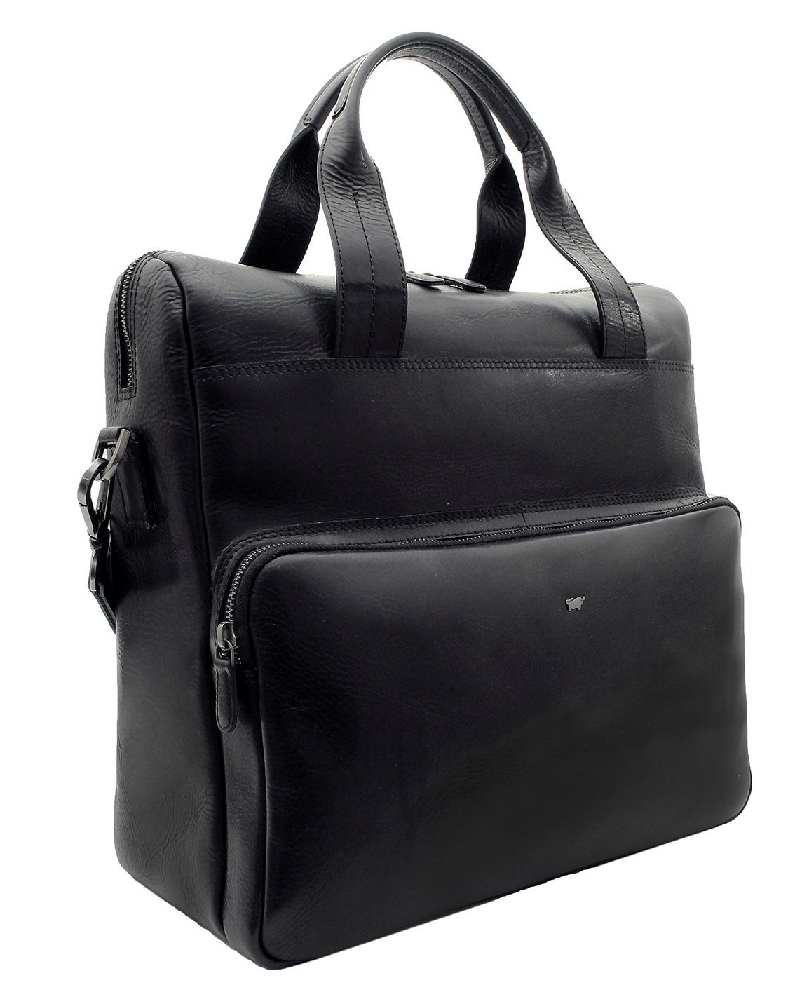 Büffel Black Braun Parma Henkeltasche