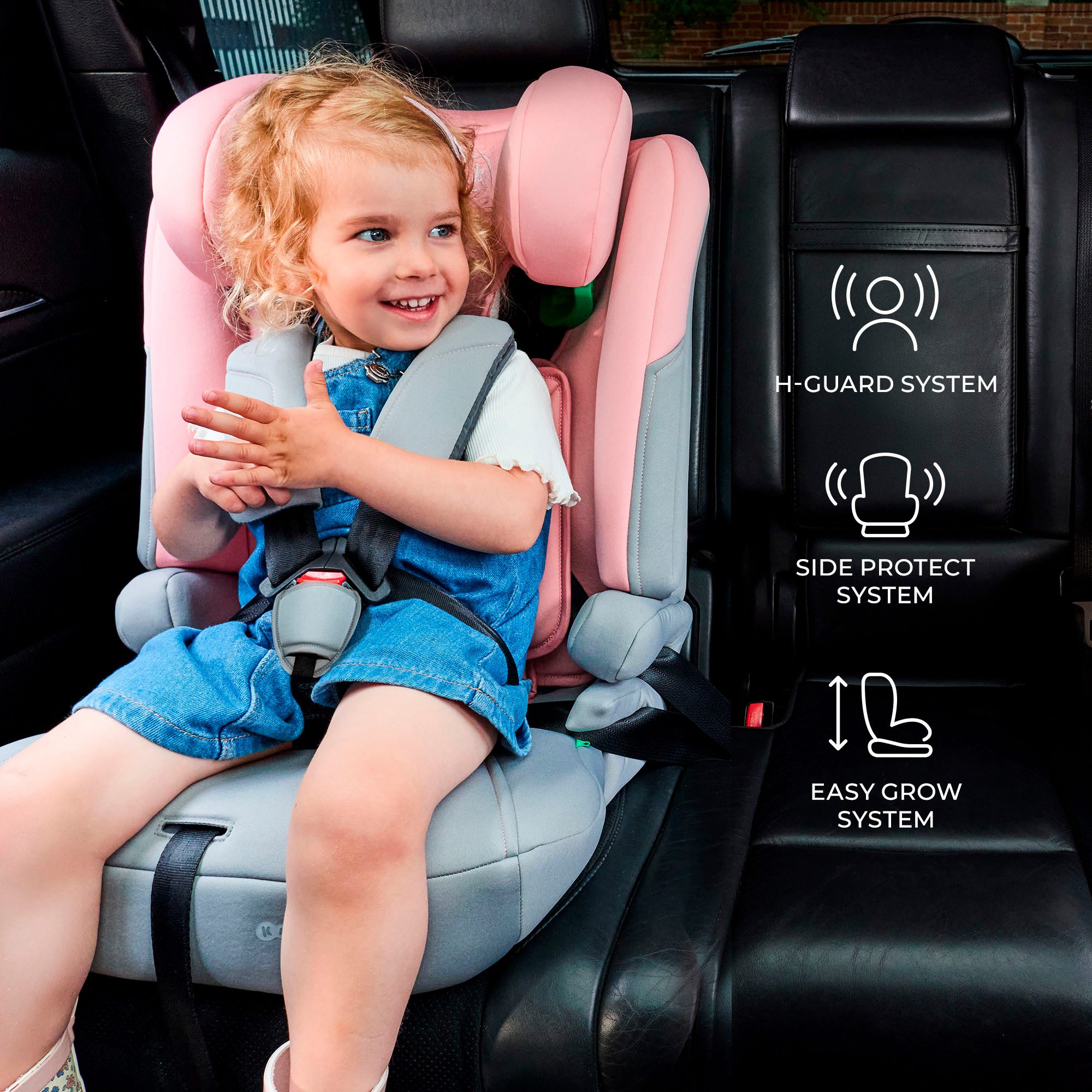 Kinderkraft Autokindersitz I-COMFY i-Size, ab: 15 Monaten, bis: 12 Jahren, ab: 76 cm, bis: 150 cm