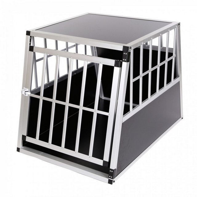 zoomundo Tiertransportbox Hundetransportbox / Kofferraumbox aus Aluminium - 1-Türig Premium