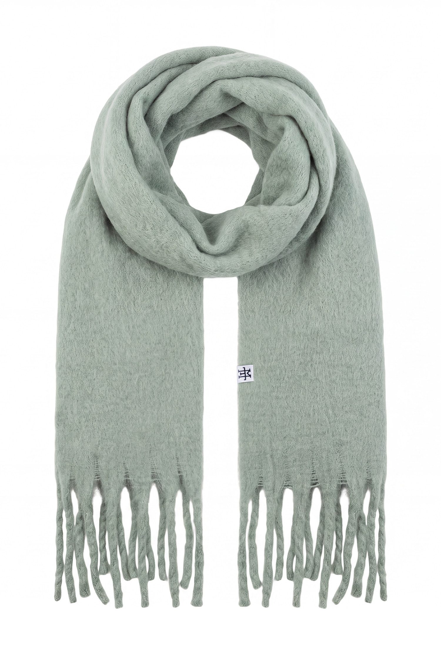 Manufaktur13 XXL-Schal Big Fluff Scarf - Oversize Strickschal, Langschal, Wickelschal, Schal, mit Fransen