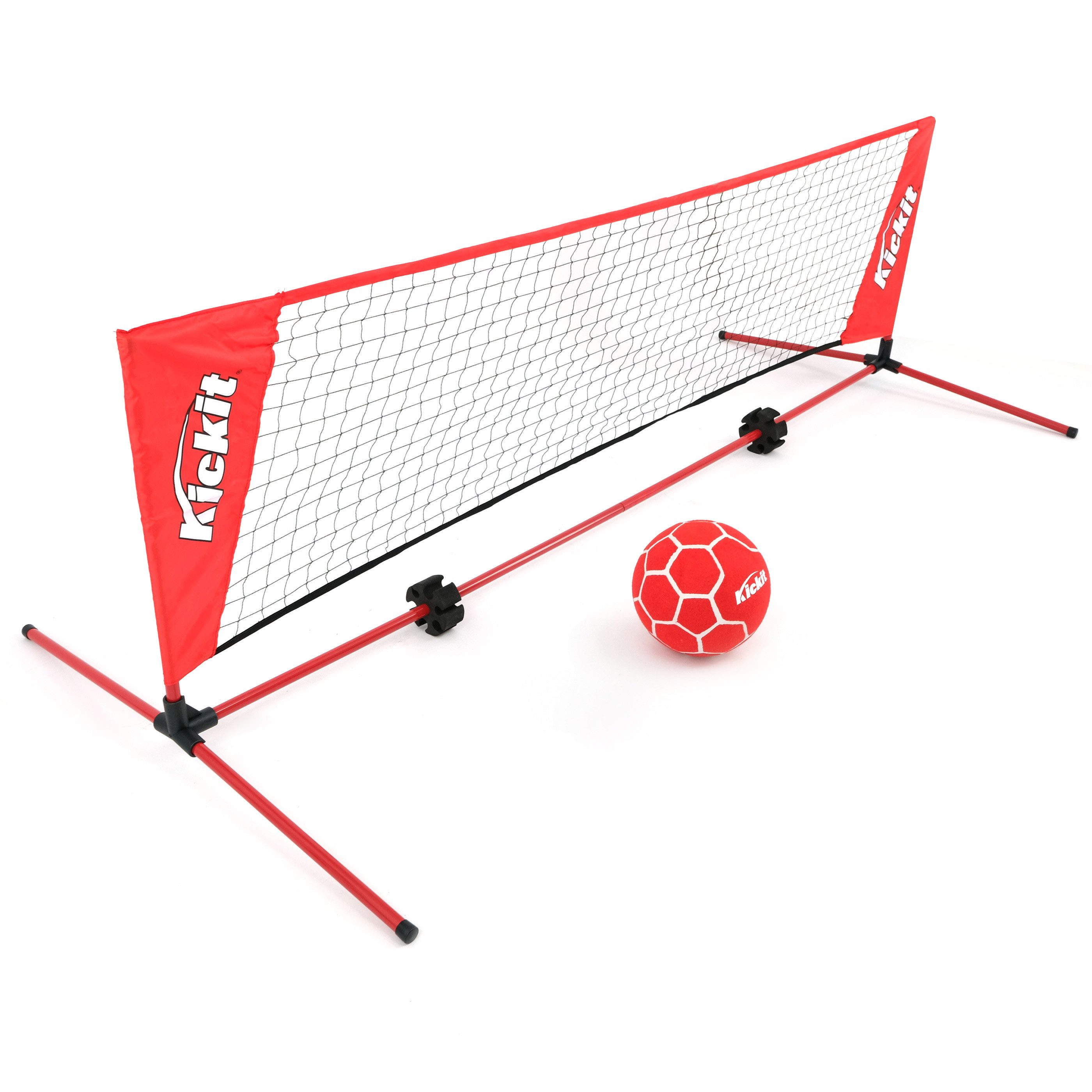 FASports Spiel Set kombiniert Fußball und Tennis, Outdoor-Ballspiel / Kickit, (1x Netz, 1x Ball, 1x Pumpe, 1x Tasche), Kickit-Netz (2 m) / Kickit