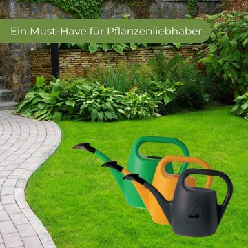GarPet Gießkanne Gießkanne mit Brausekopf 2 Liter klein Kunststoff Garten Wohnung