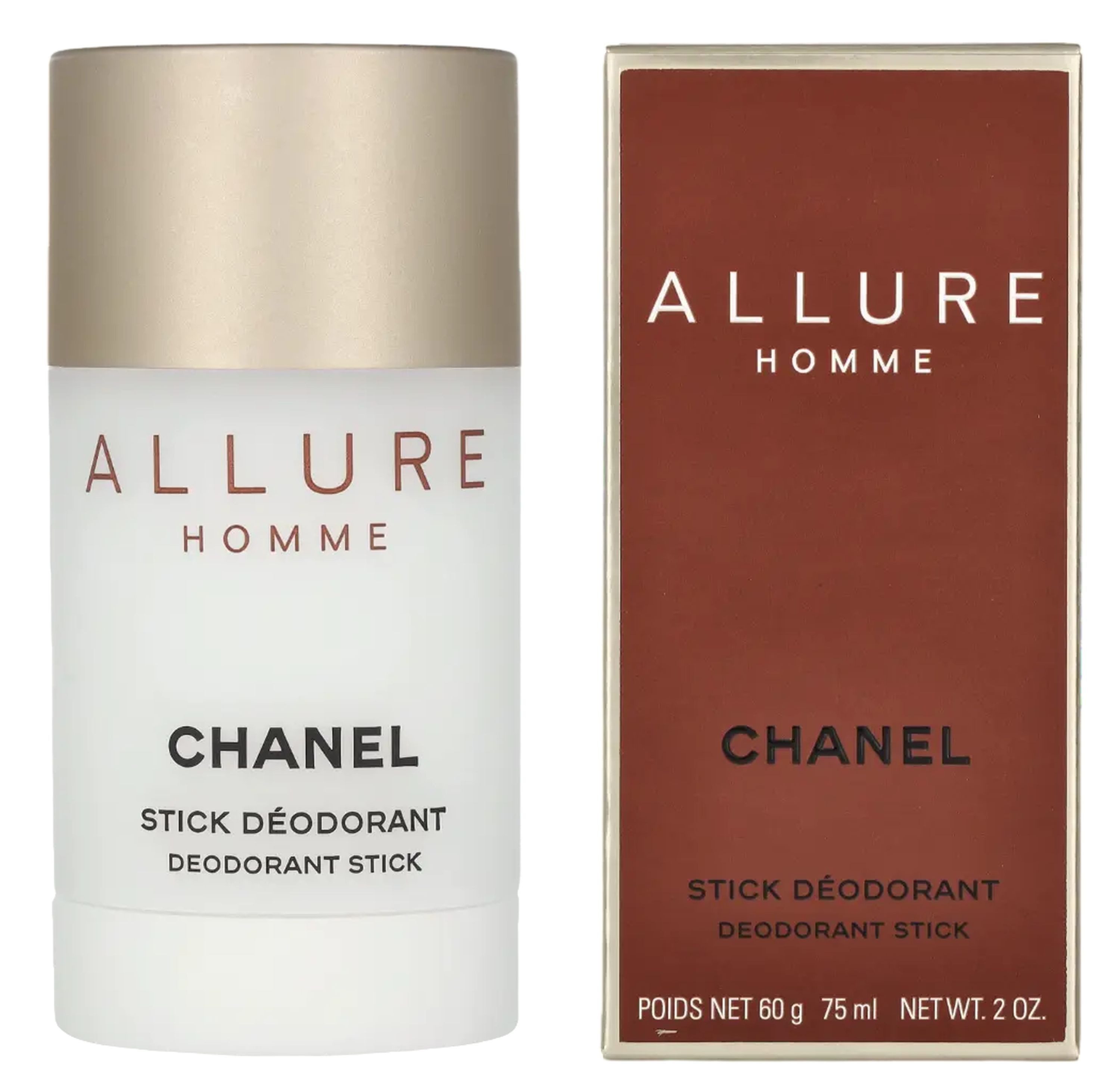 CHANEL Deo-Stift Allure Homme Männer Deodorant Stick, Frisch-würziger Duft mit Zitrus, Tonkabohne und Zedernholz