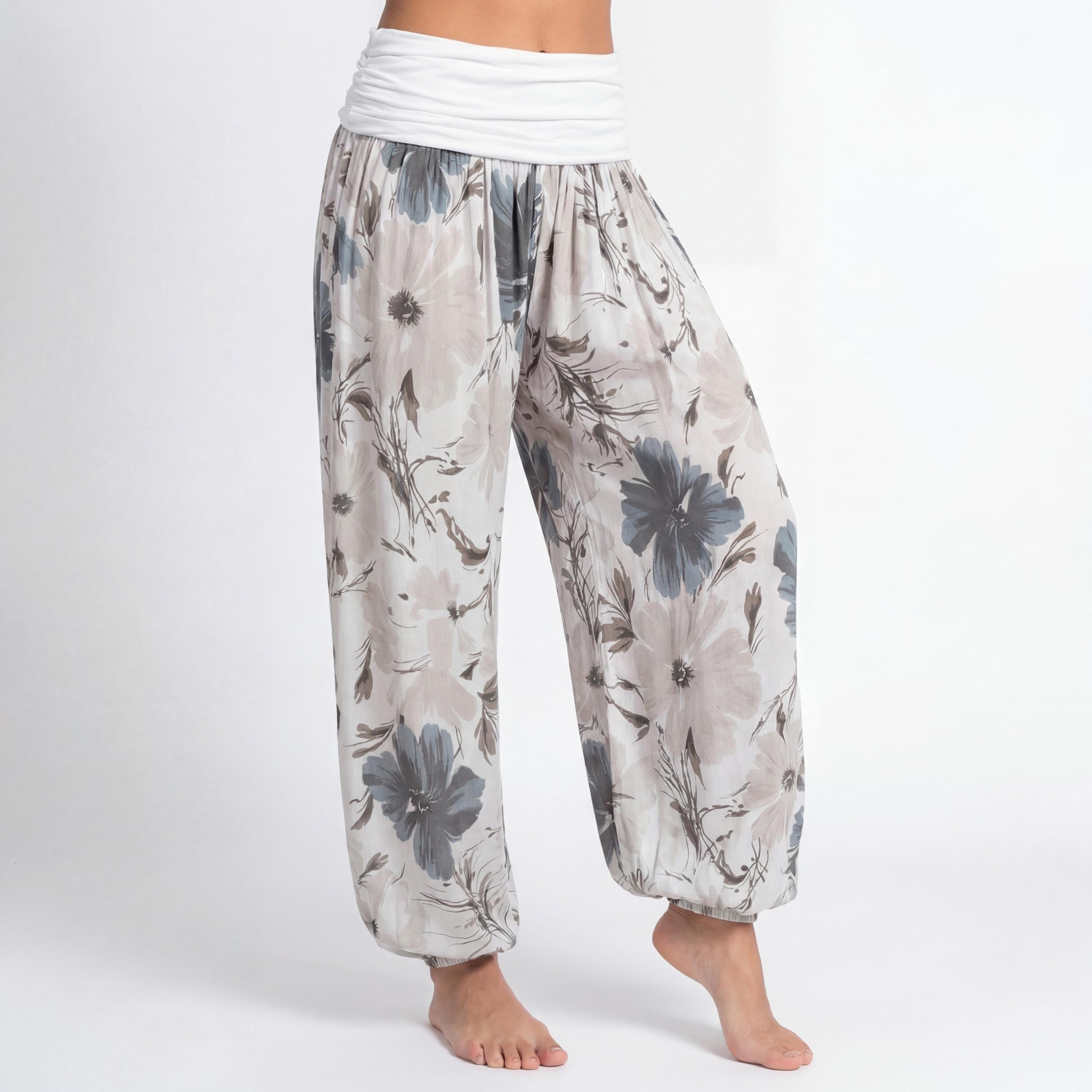 Haremshose Sommerhose luftig und leichte Pumphose für Damen