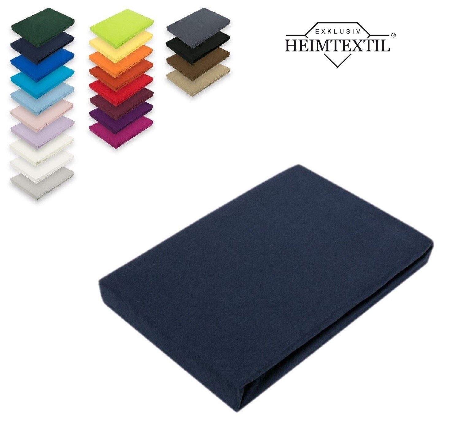EXKLUSIV HEIMTEXTIL Spannbettlaken Jersey Spannbettlaken PREMIUM, günstig online kaufen