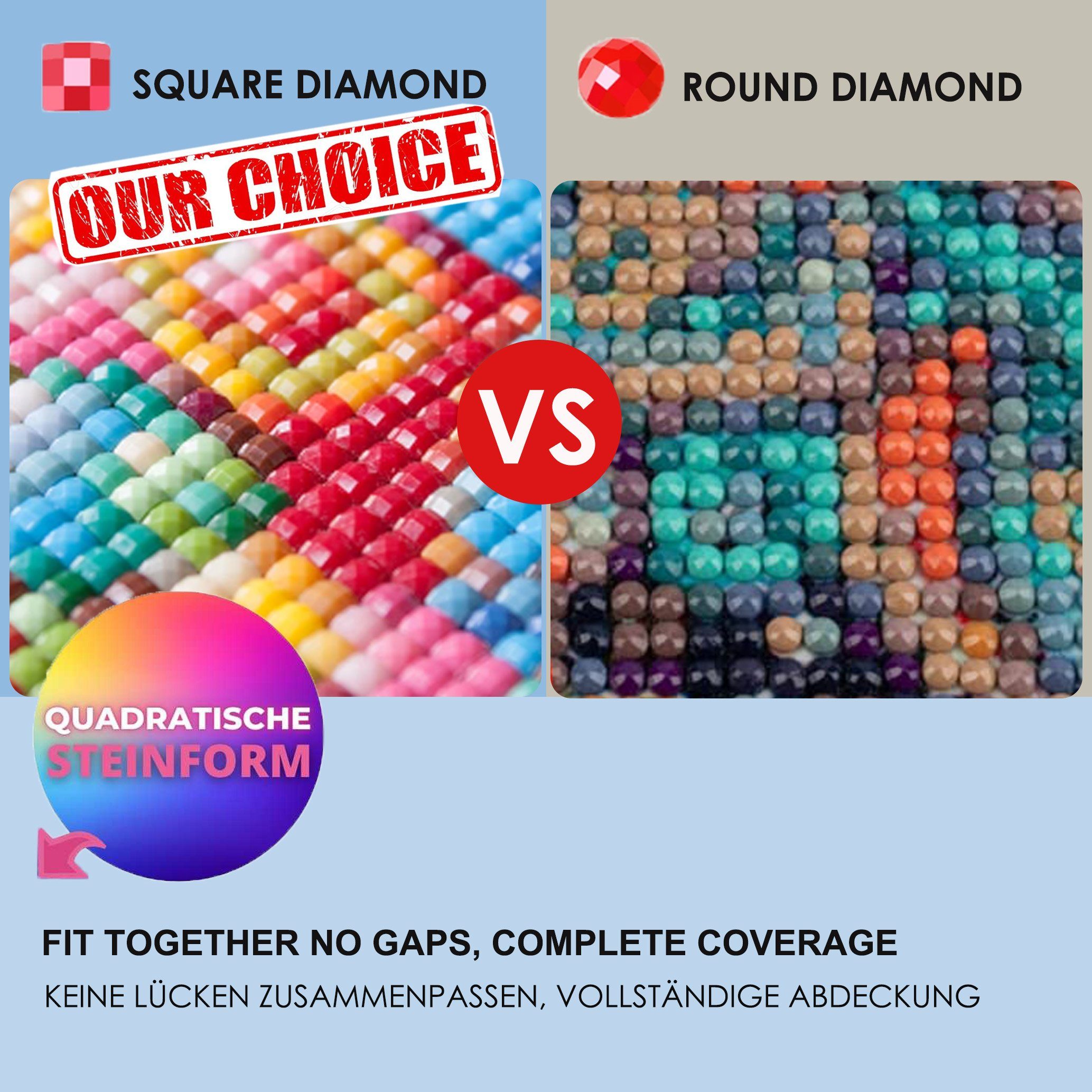 GOLDEN Kreativset GOLDEN Diamond Painting zubehör bilder Weihnachten (30x40cm)