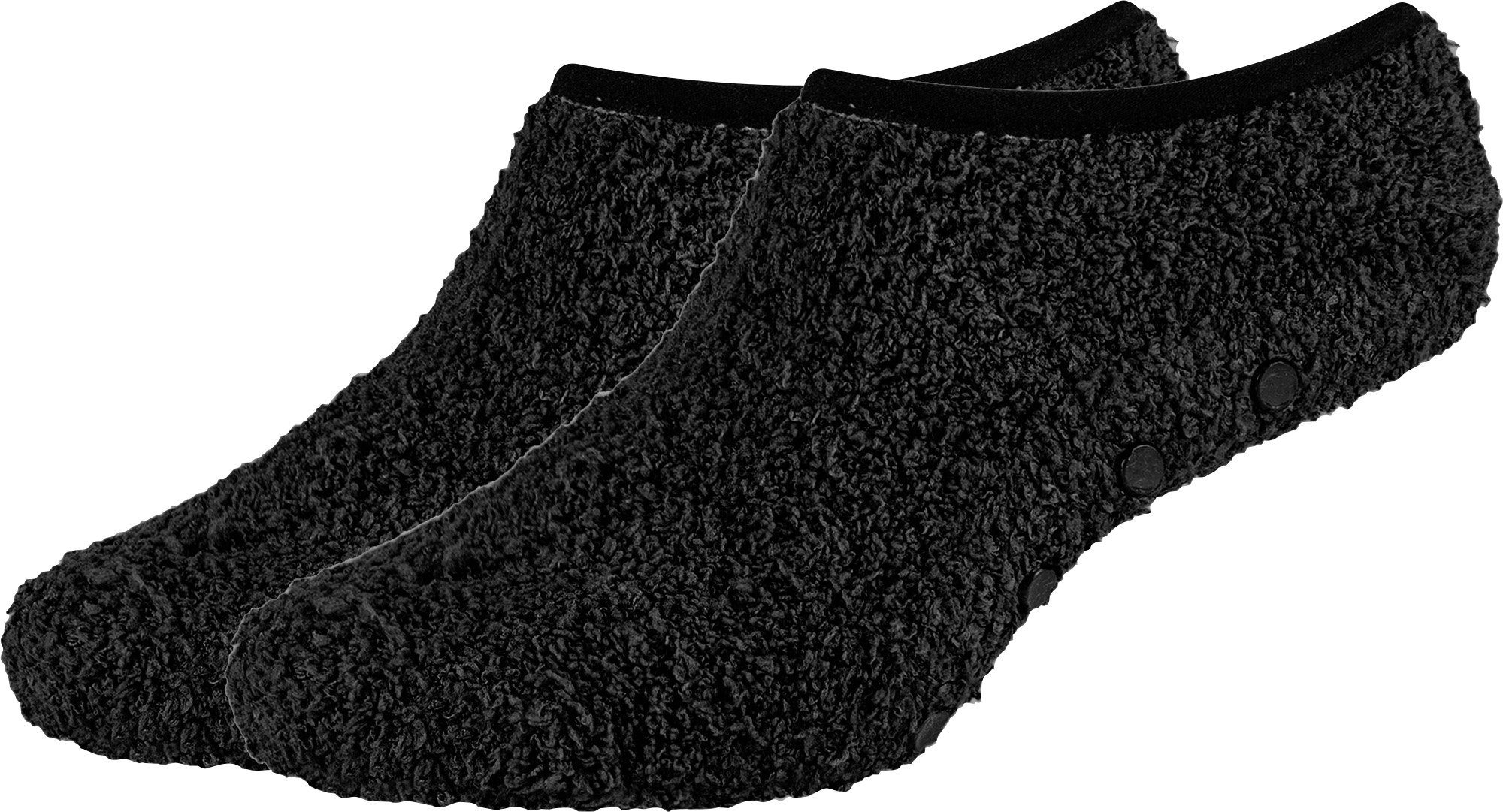 Kuschel-Sneakersocken Paar 2 Socken Uni Camano