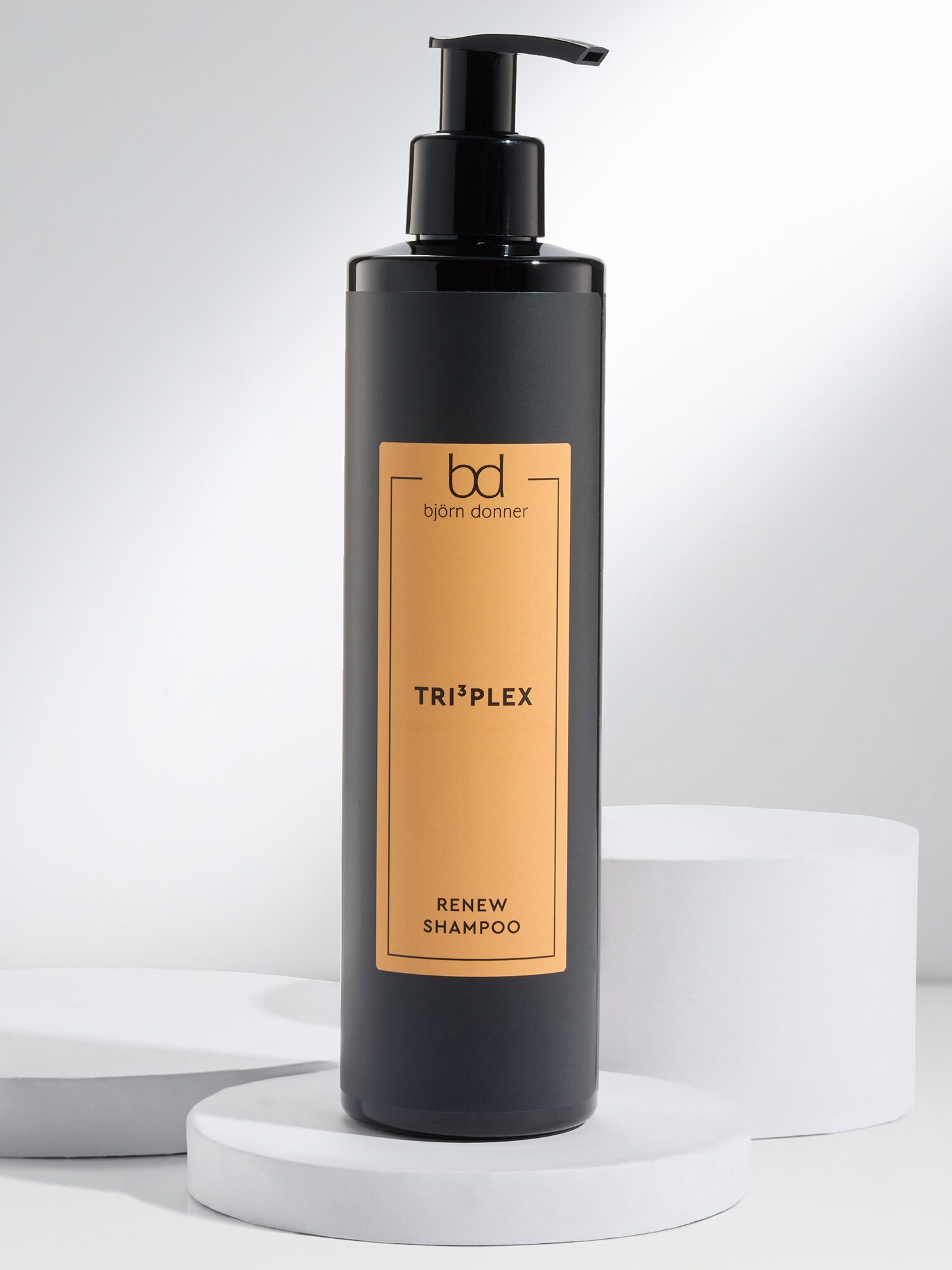 Björn Donner Haarshampoo Aufbau Shampoo Duo mit Keratin & Panthenol, 2-tlg., 2 x 300ml, Reparaturpflege für geschädigtes Haar gegen Spliss, für Feuchtigkeit