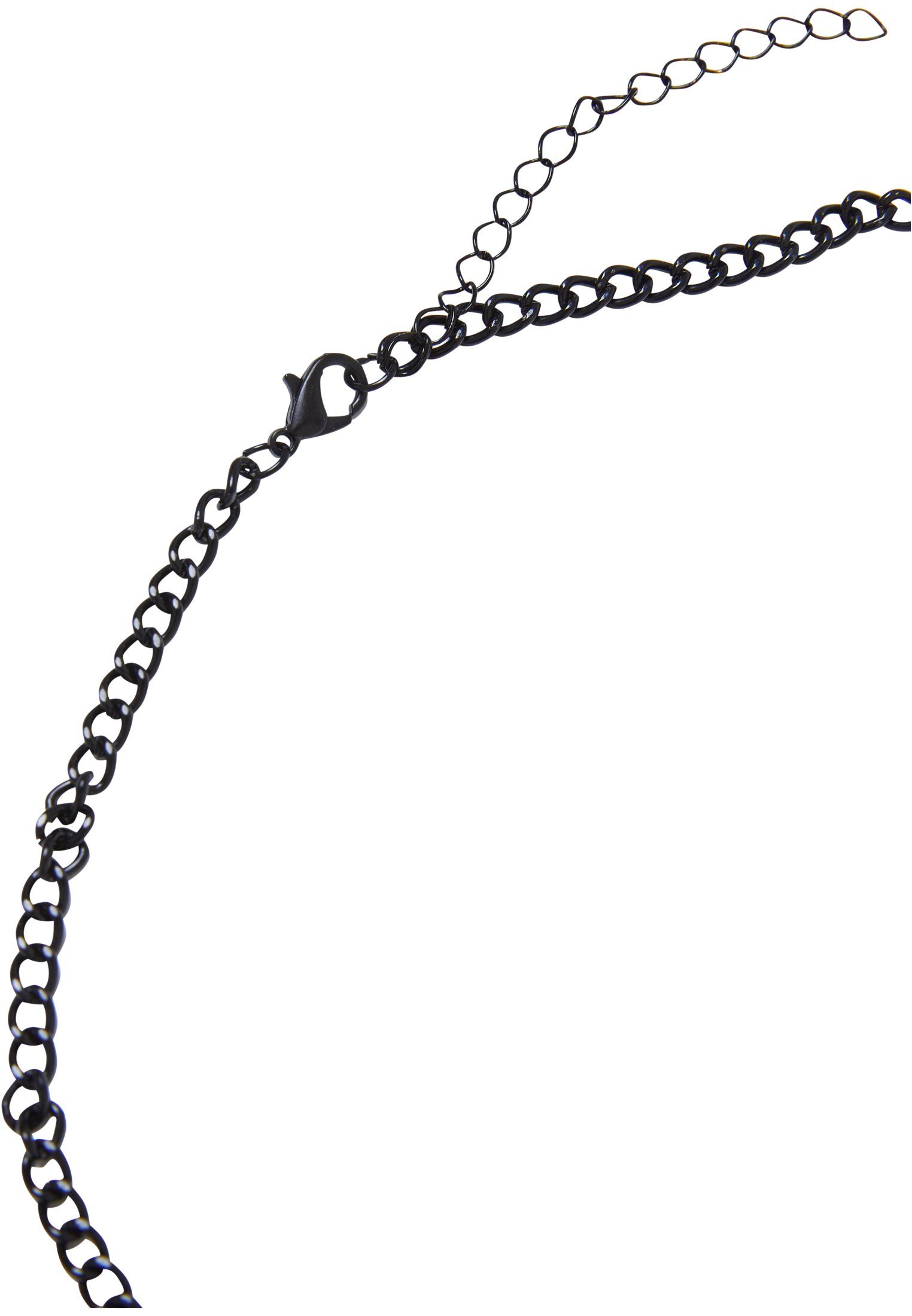 (1-tlg) URBAN CLASSICS Accessoires Necklace Layering black Schmuckset Mercury