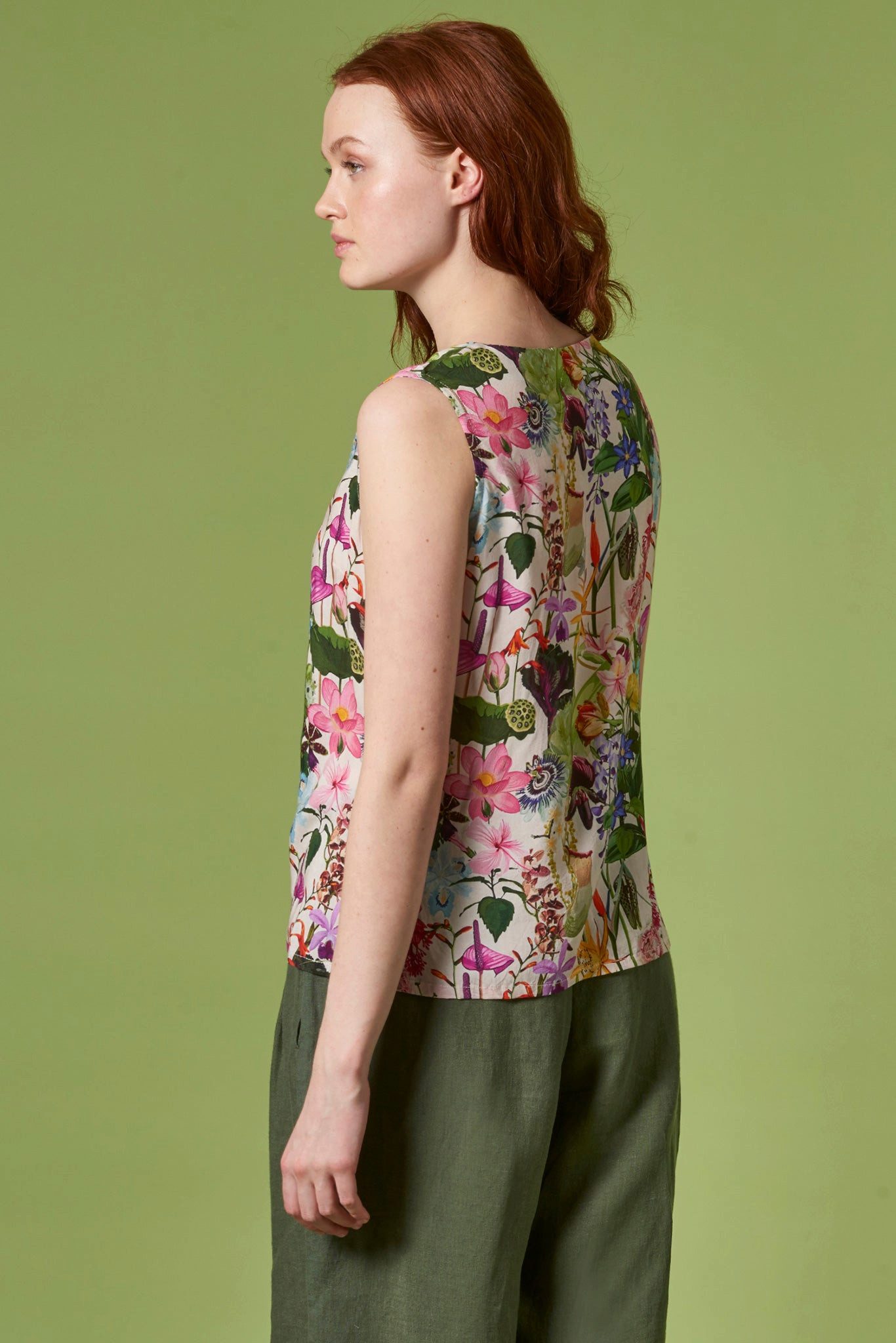 Himalaya Clothing Shirttop Ärmellose Bluse aus zart fallender Viskose mit f günstig online kaufen