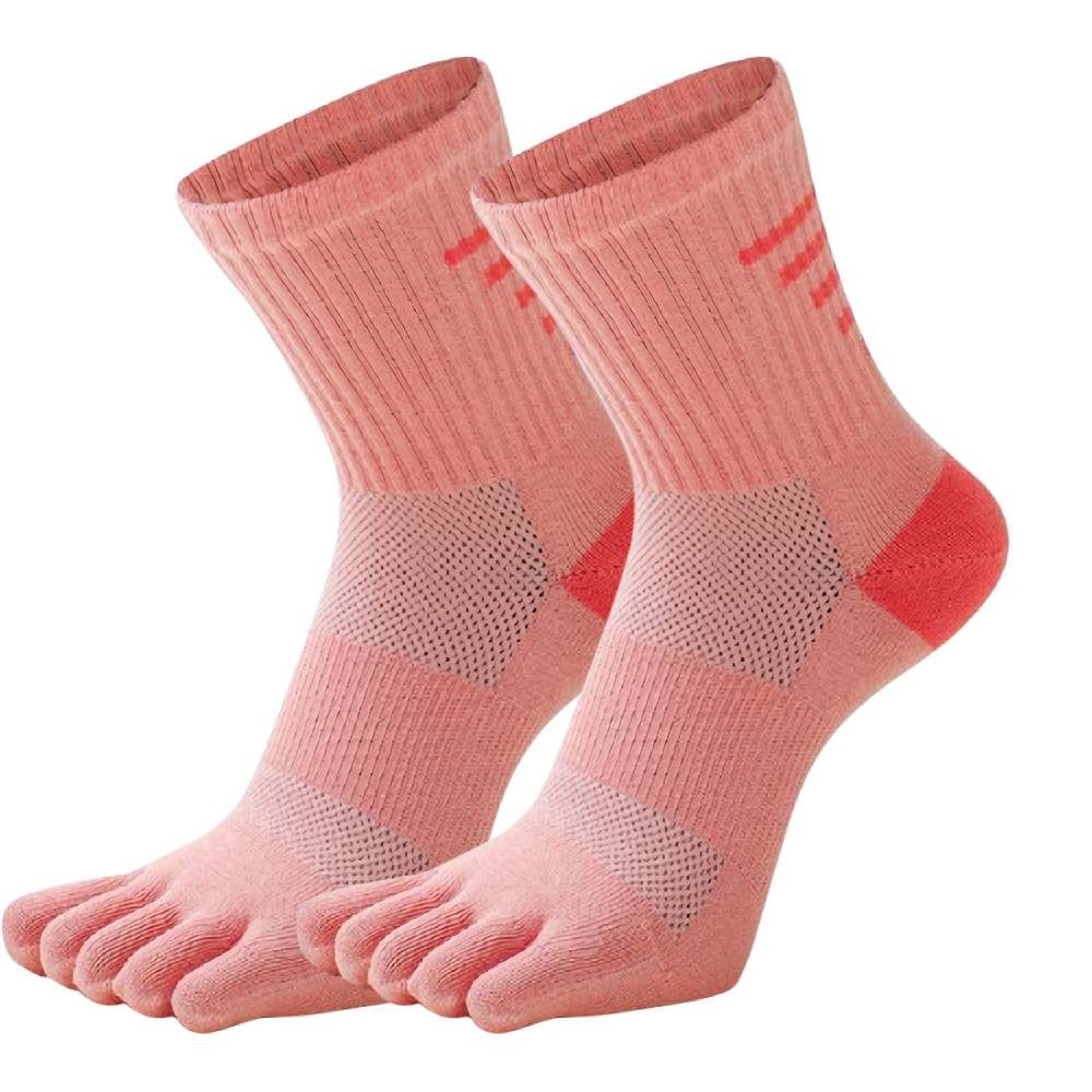Blusmart Socken Zehensocken für Damen (Baumwolle, Tabi-Socken, 1-Paar, Sport-, Lauf-, Freizeit-, atmungsaktive Socken) für den Frühling und Herbst