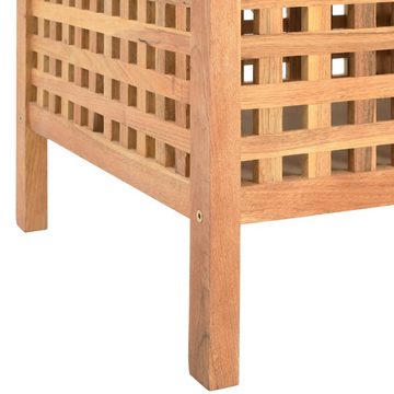 vidaXL Sitzbank Sitzbank mit Stauraum 49×48×49 cm Walnuss Massivholz