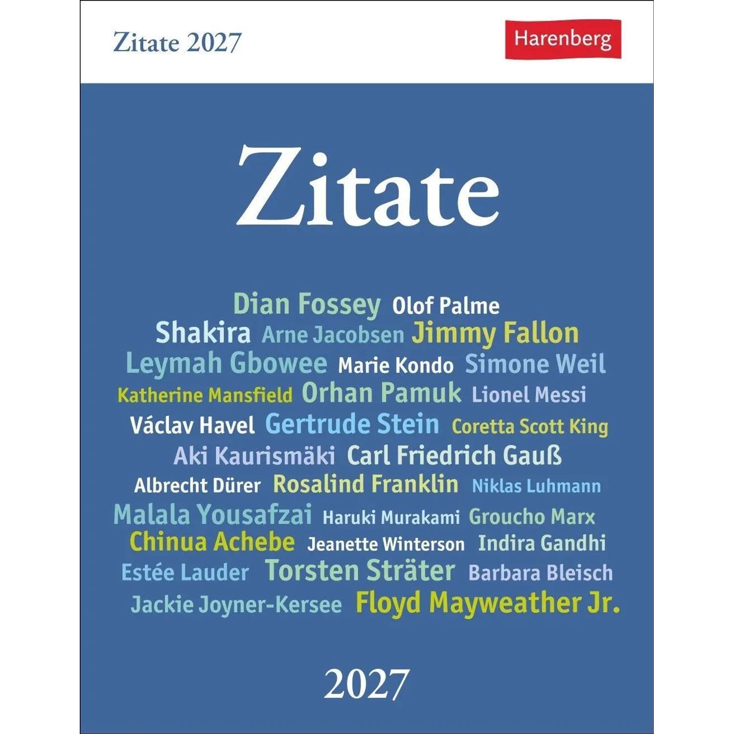 Harenberg Kalender Verlag Abreißkalender Zitate Tagesabreißkalender 2027