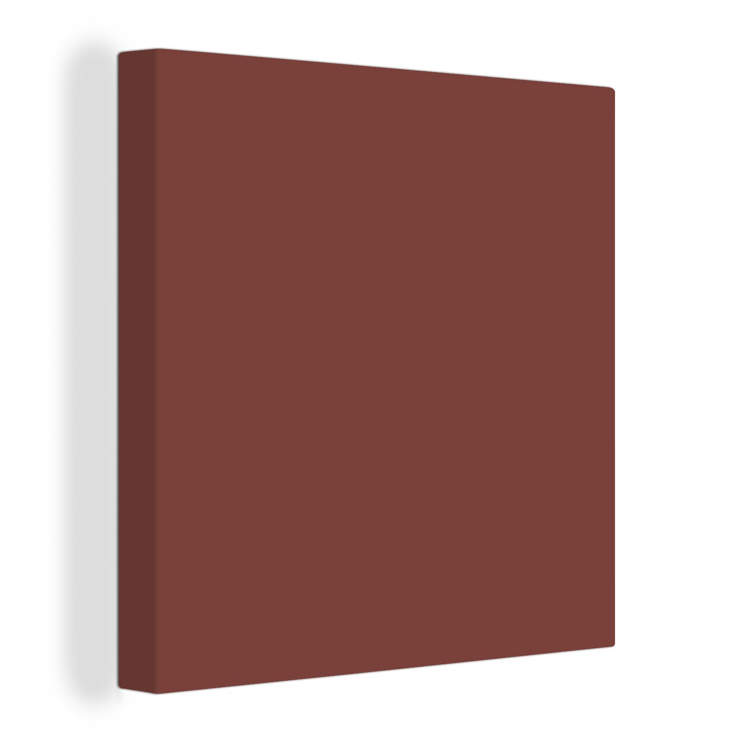 OneMillionCanvasses® Leinwandbild Palette - Rot - Innenbereich, (1 St), Leinwand Bilder für Wohnzimmer Schlafzimmer bunt
