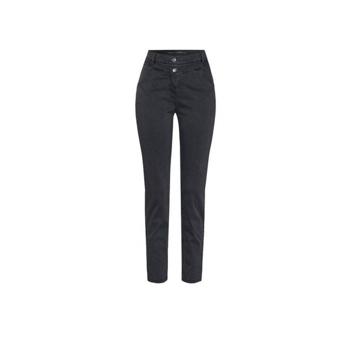 dunkel-grau 5-Pocket-Jeans TONI (1-tlg)