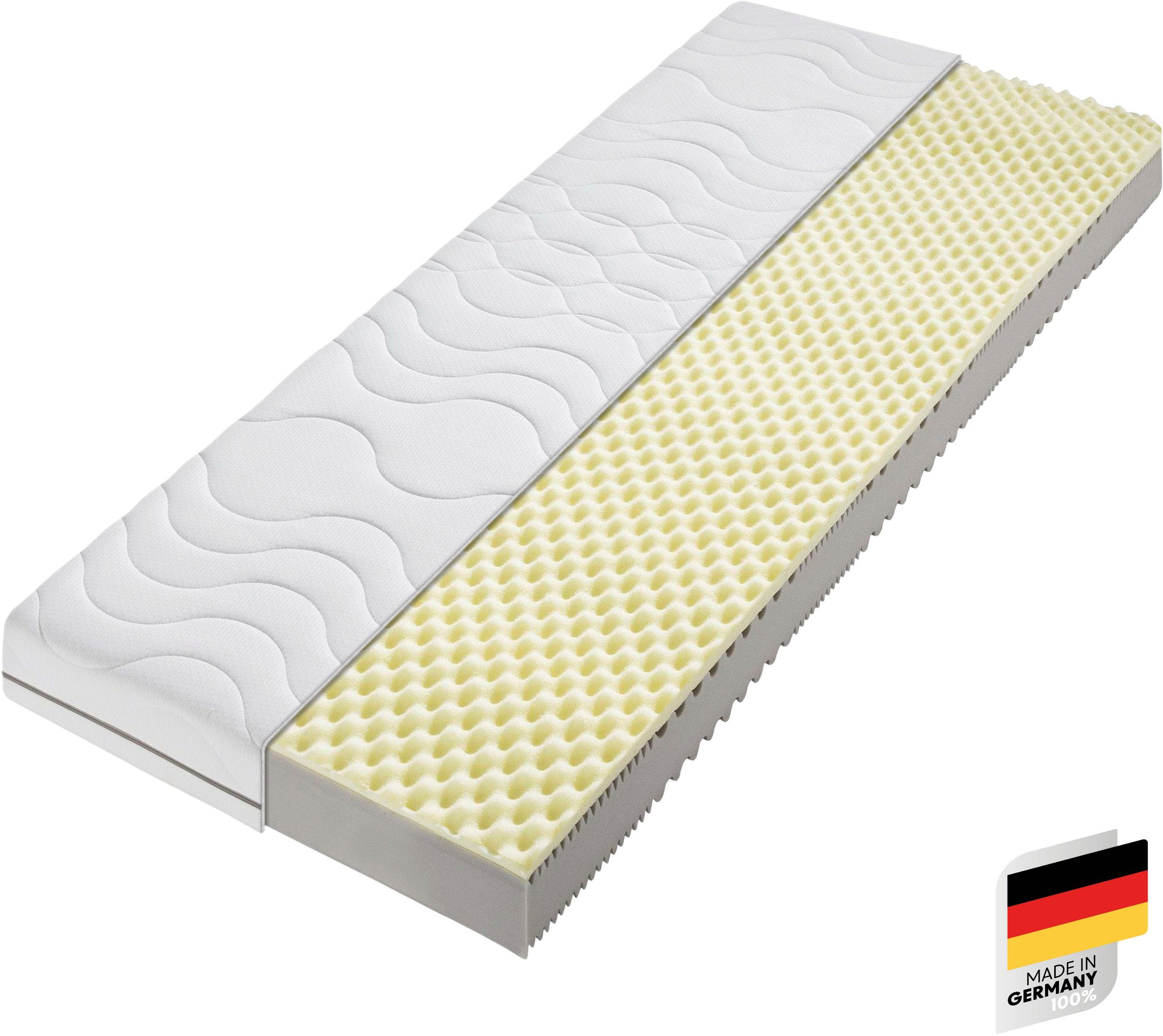 Visco-Matratze Nightstyle Visko Matratze 90x200, 100x200, 140x200 cm, Beco, 17 cm hoch, Matratze, 90x200 cm (H3) von Stiftung Warentest getestet