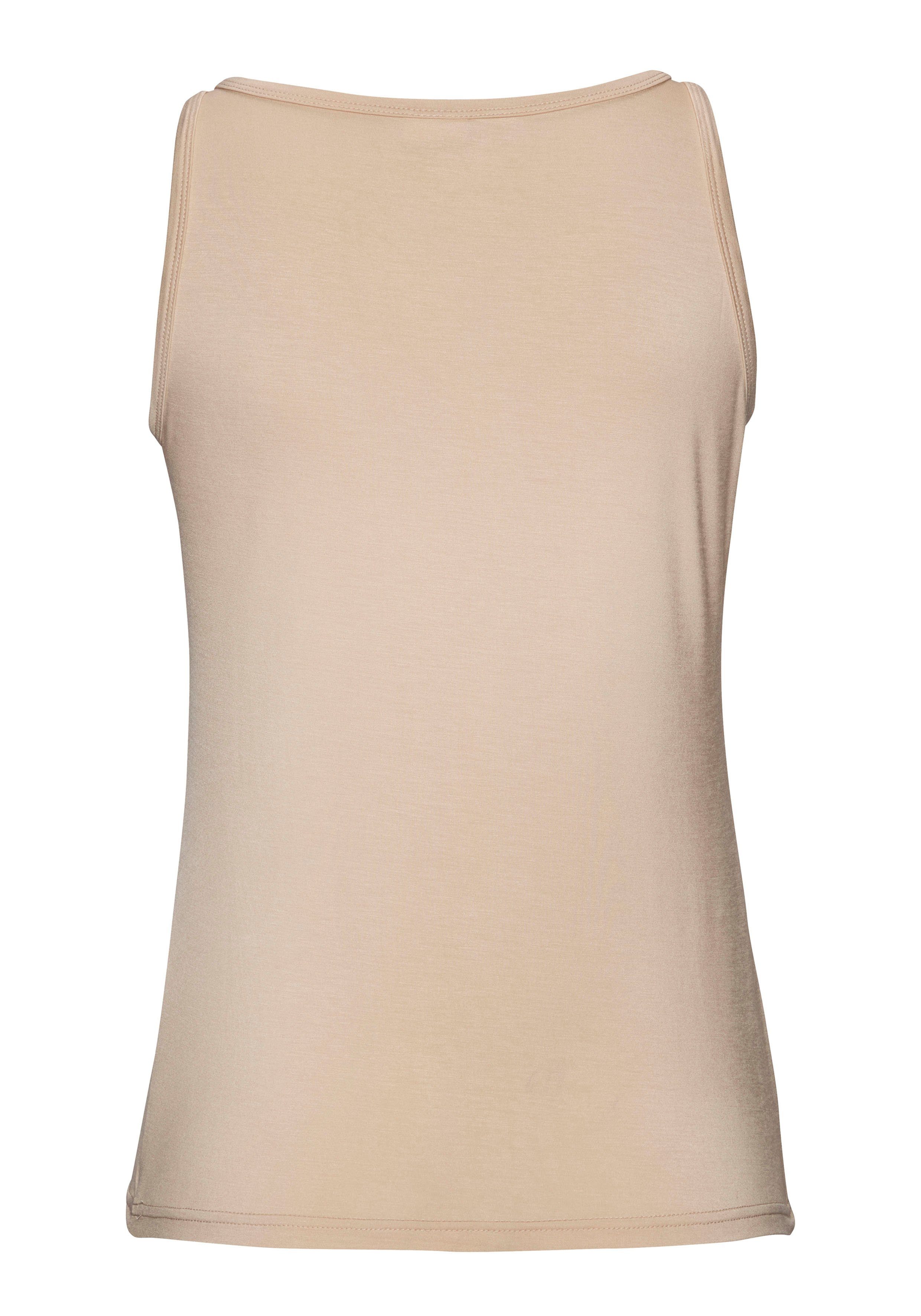 LASCANA Tanktop mit Kettendetails an den Trägern, figurbetontes Jerseytop