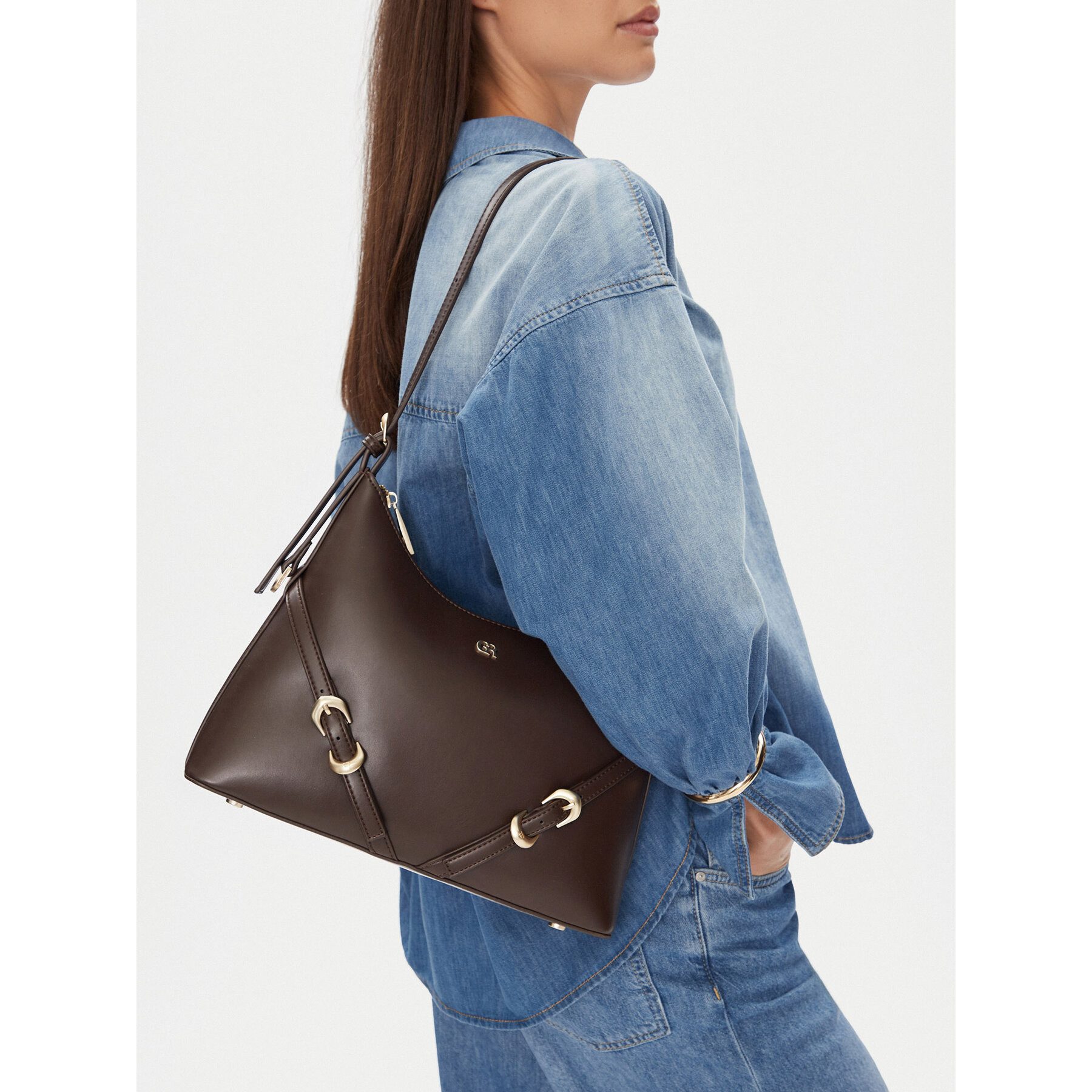 GINO ROSSI Umhängetasche Gino Rossi Damen Tasche 5907964243717 Braun