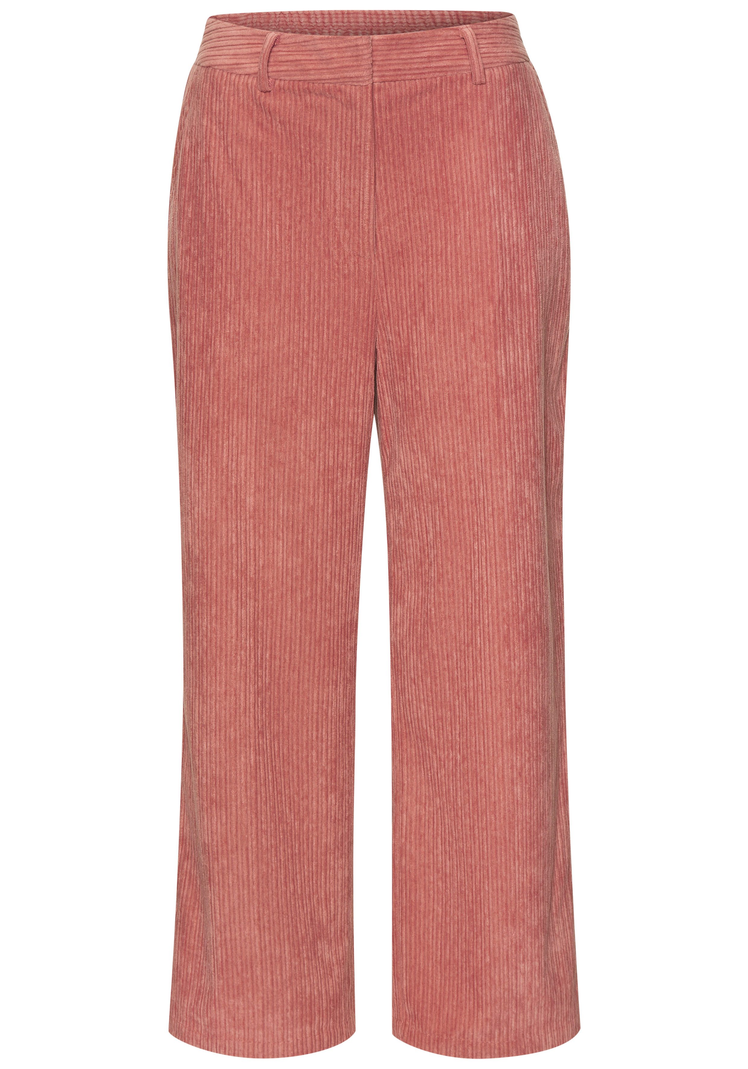 Buffalo Culotte aus Cord mit weitem Bein 7/8 Länge, lässige Sommerhose – Bild 2 von 5