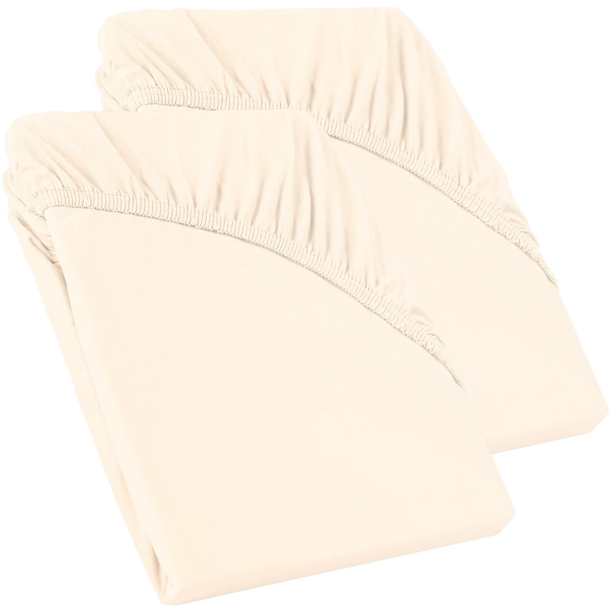 CelinaTex Spannbettlaken Perla Topper Laken Jersey günstig online kaufen