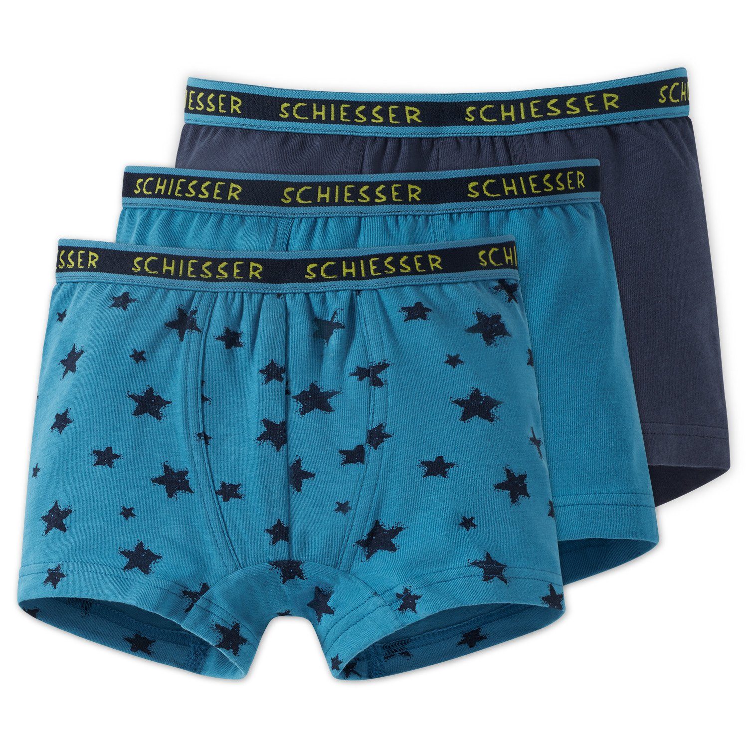 Unterhosen, Set) Schiesser 3-St., Boxershorts (Set, 3er Jungen Set Pants Hip-Shorts
