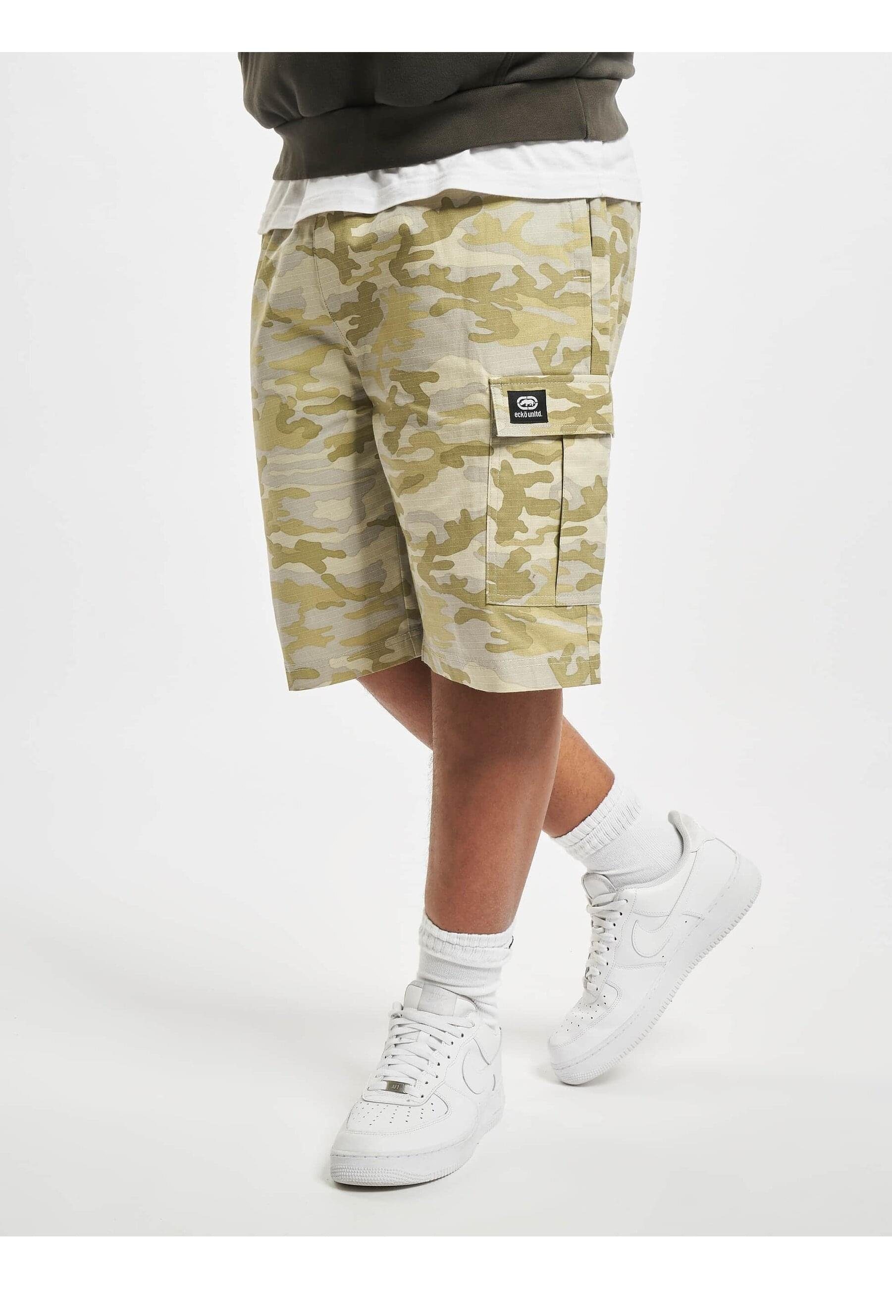 Herren Virginia Ecko Stoffhose Shorts Unltd. (1-tlg) camouflage
