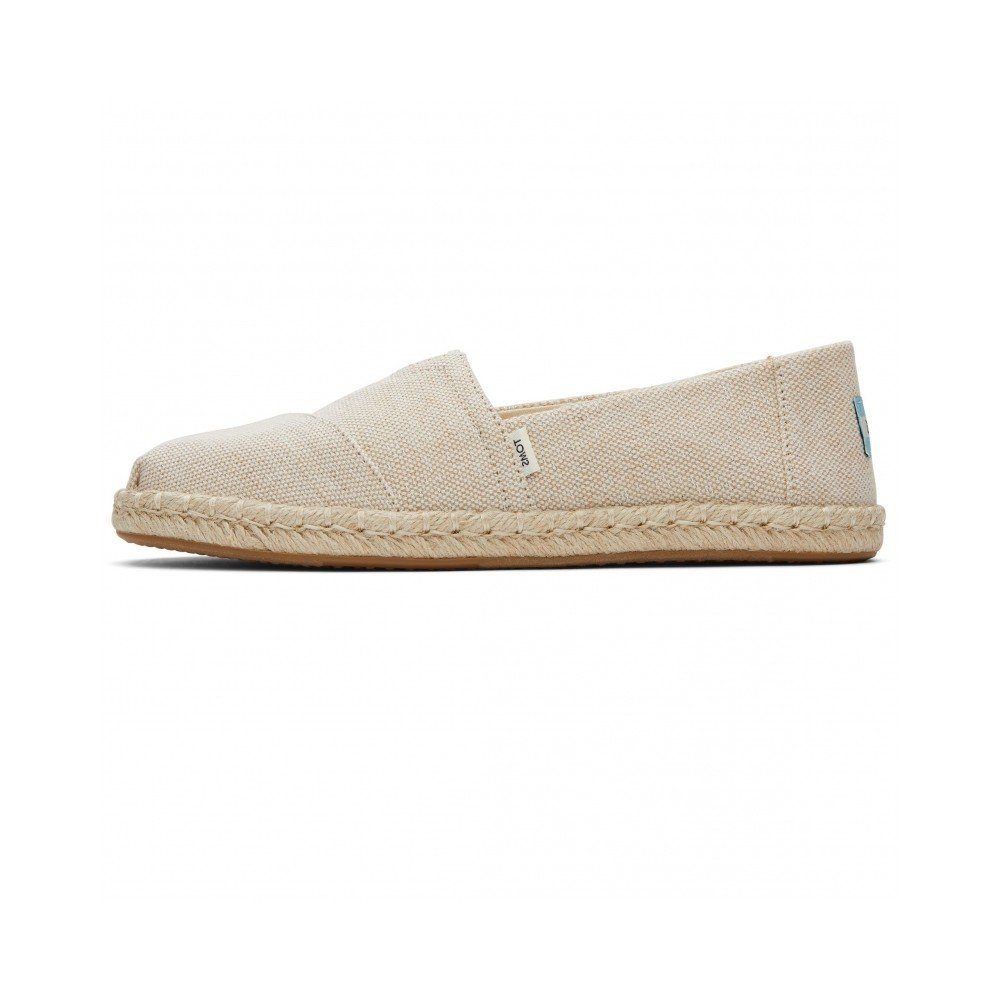 TOMS Natural Metallic vegane Woven, Sandale Schuhe